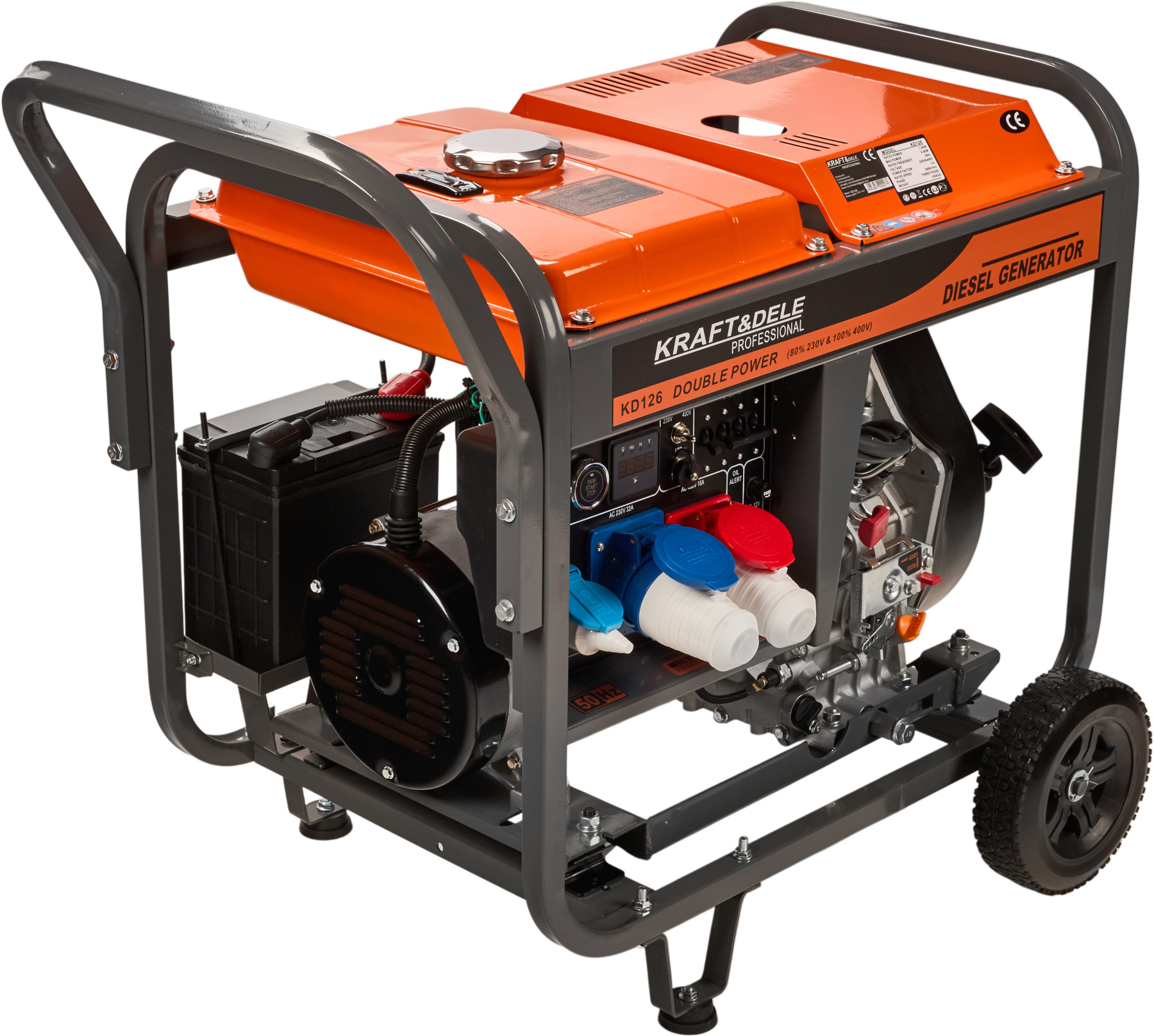 Dieselový agregát 8KW 80% 230/380V KD126