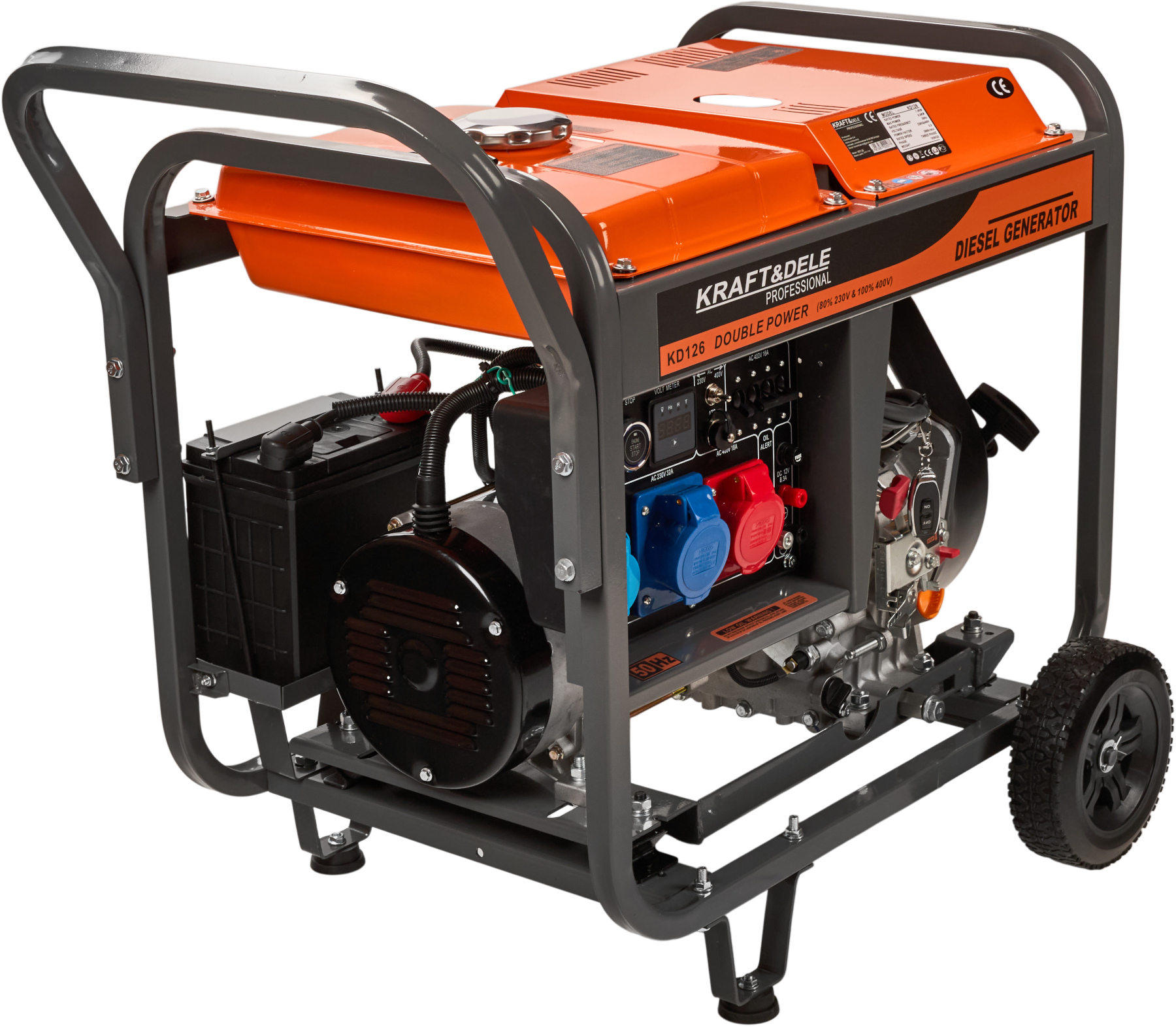 Dieselový agregát 8KW 80% 230/380V KD126