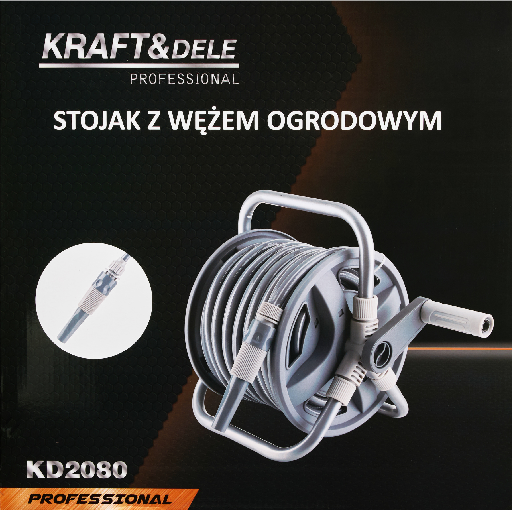 Stojan se zahradní hadicí 40m+2m KD2080