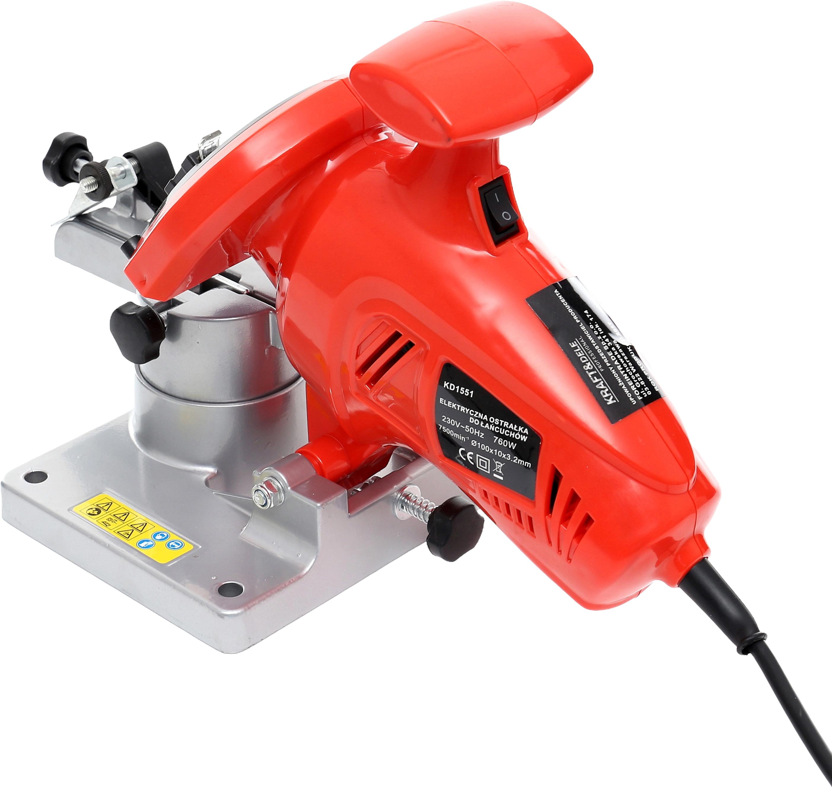 Elektrická bruska na řetězy 760W KD1551