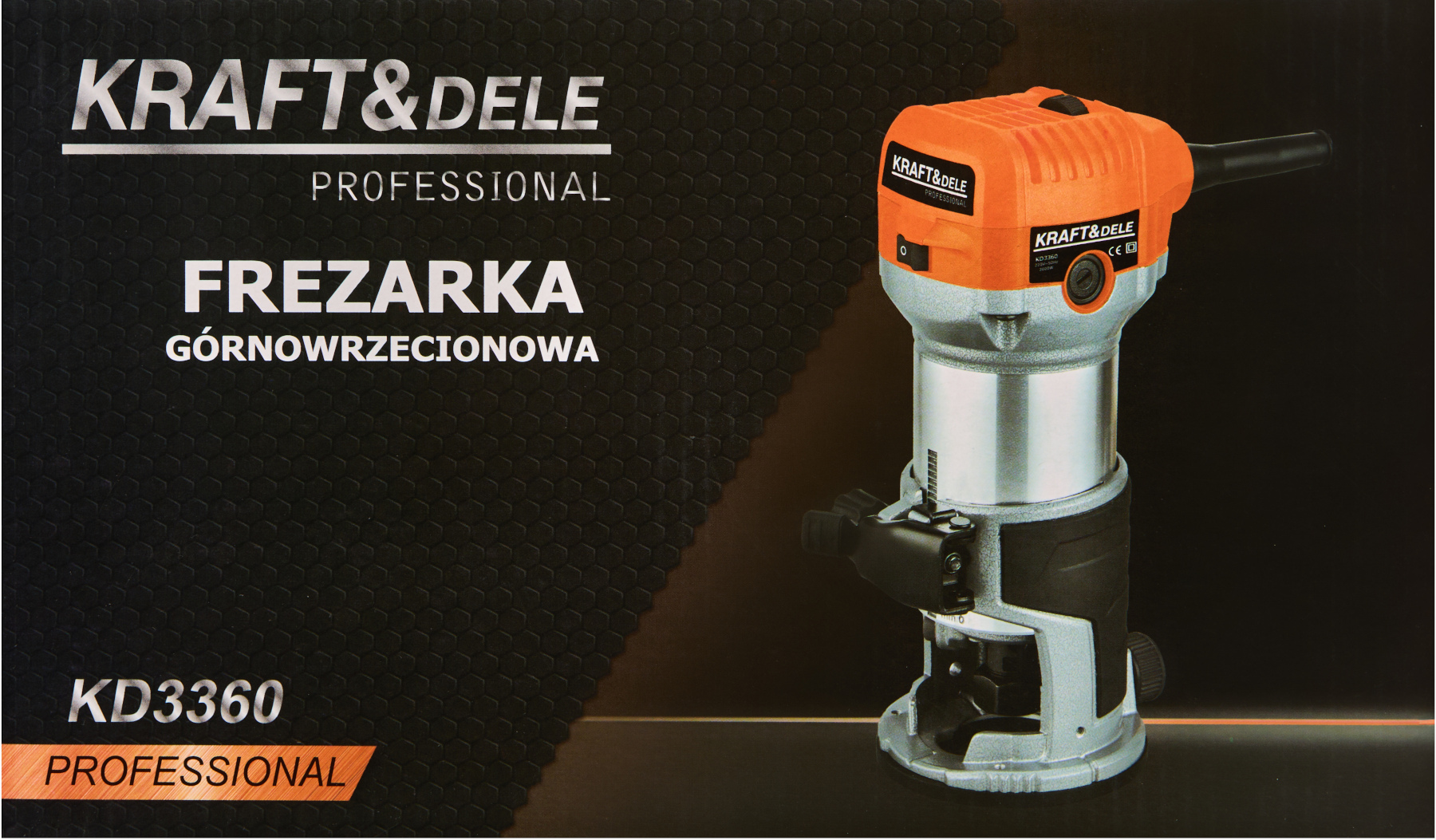 HORNÍ FRÉZKA 2000W 6/8mm KD3360