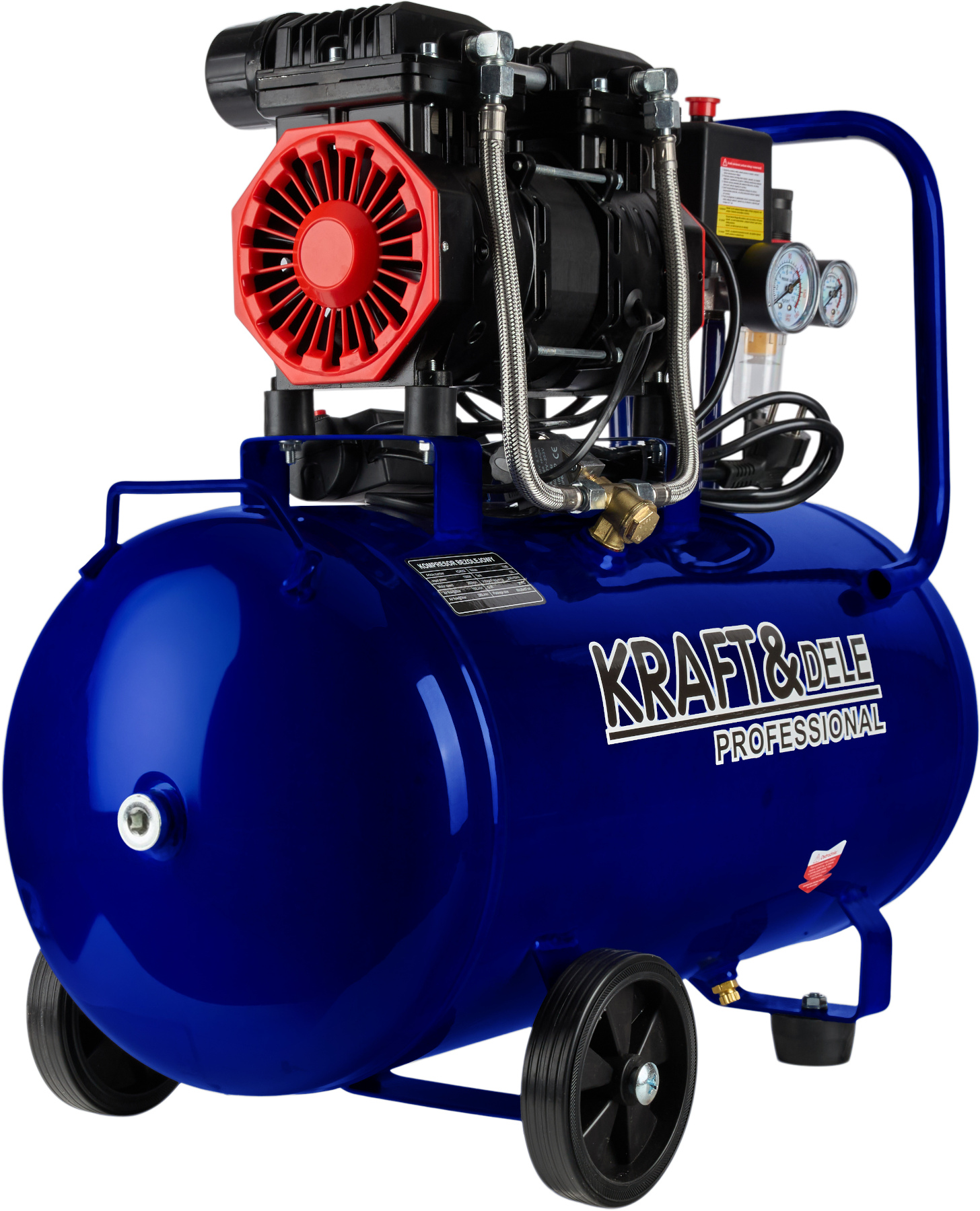 KOMPRESOR BEZOLEJOWY 50L 1500W 290L/min KD4052 6