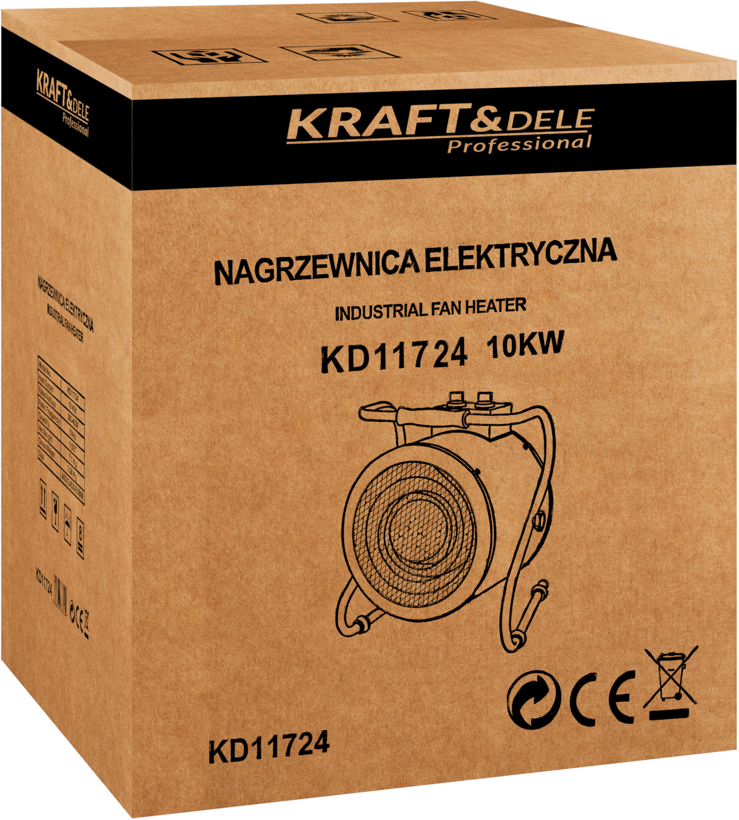 ELEKTRICKÉ TOPIDLO OHŘÍVAČ 10kW KD11724