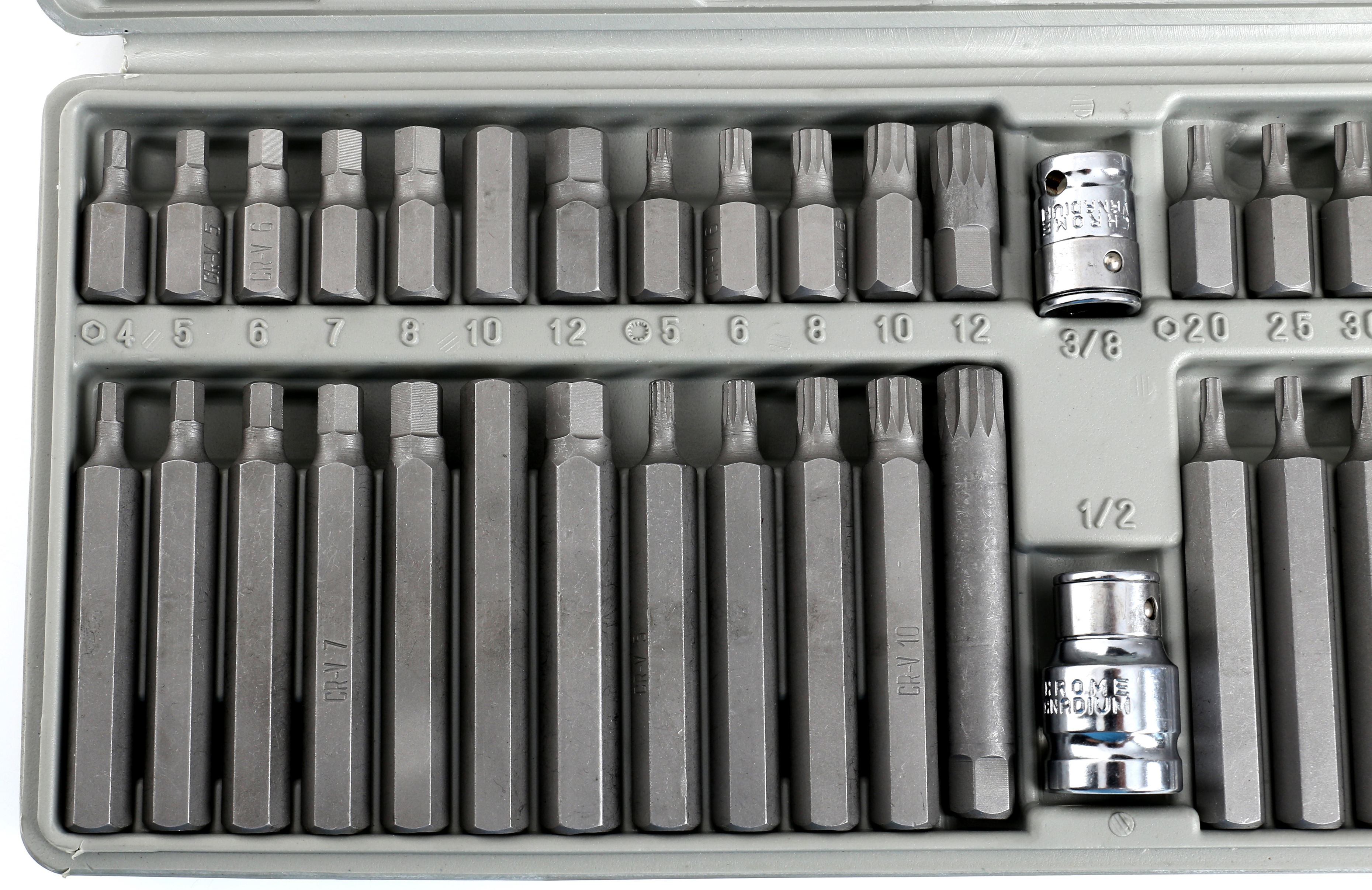 Sada speciálních bitů KD10219 HEX, TORX, SPLINE 40ks.