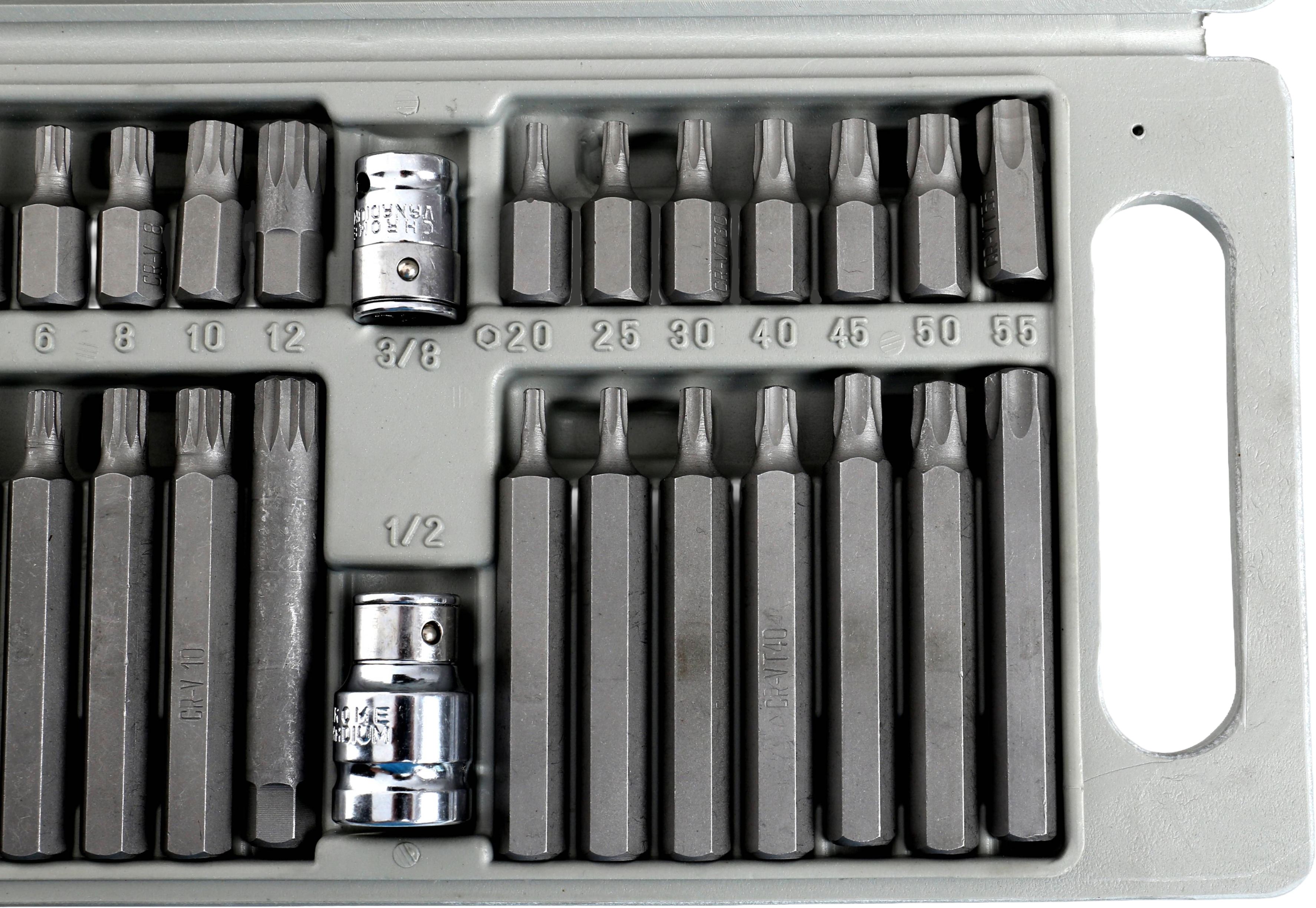 Sada speciálních bitů KD10219 HEX, TORX, SPLINE 40ks.
