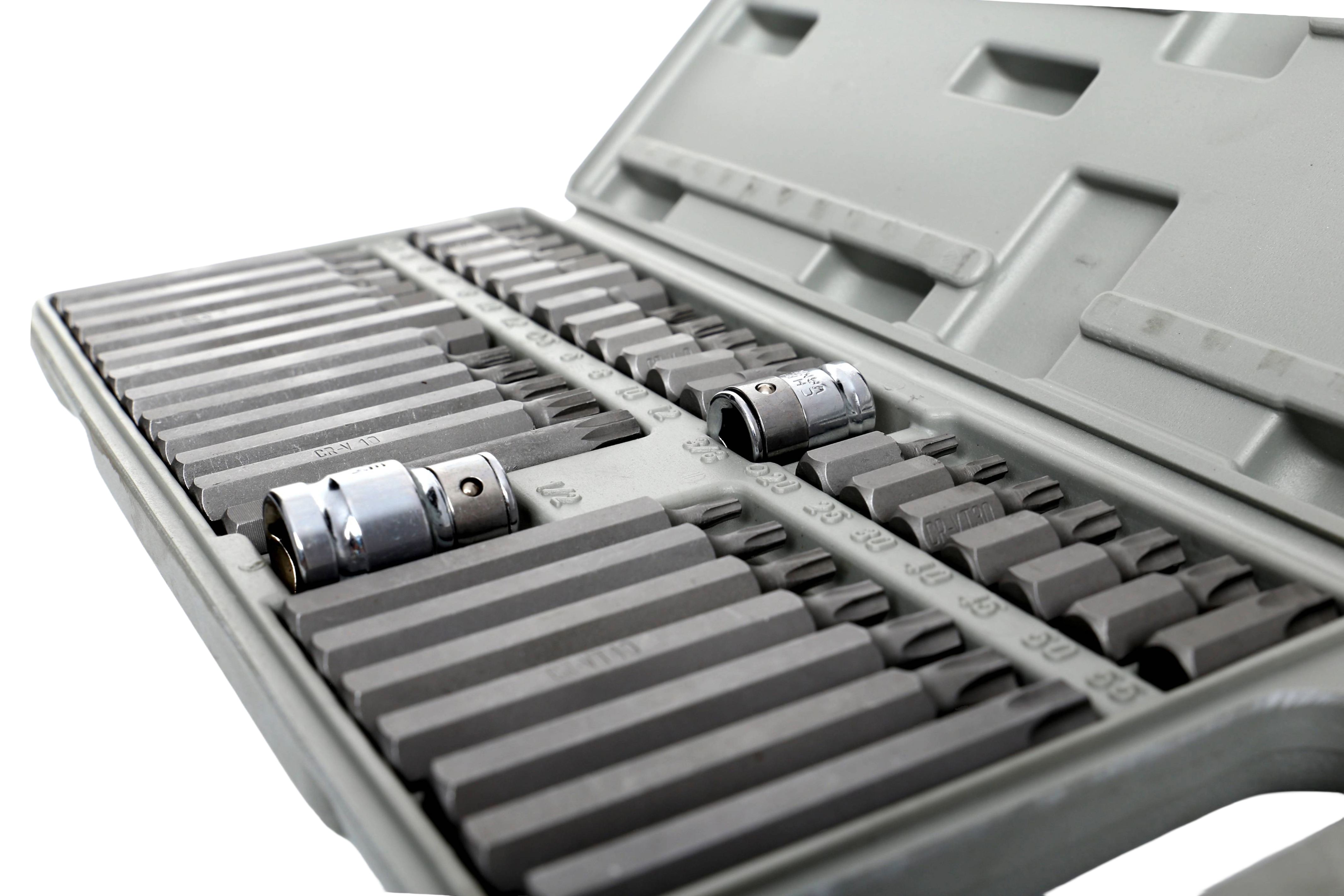 Sada speciálních bitů KD10219 HEX, TORX, SPLINE 40ks.