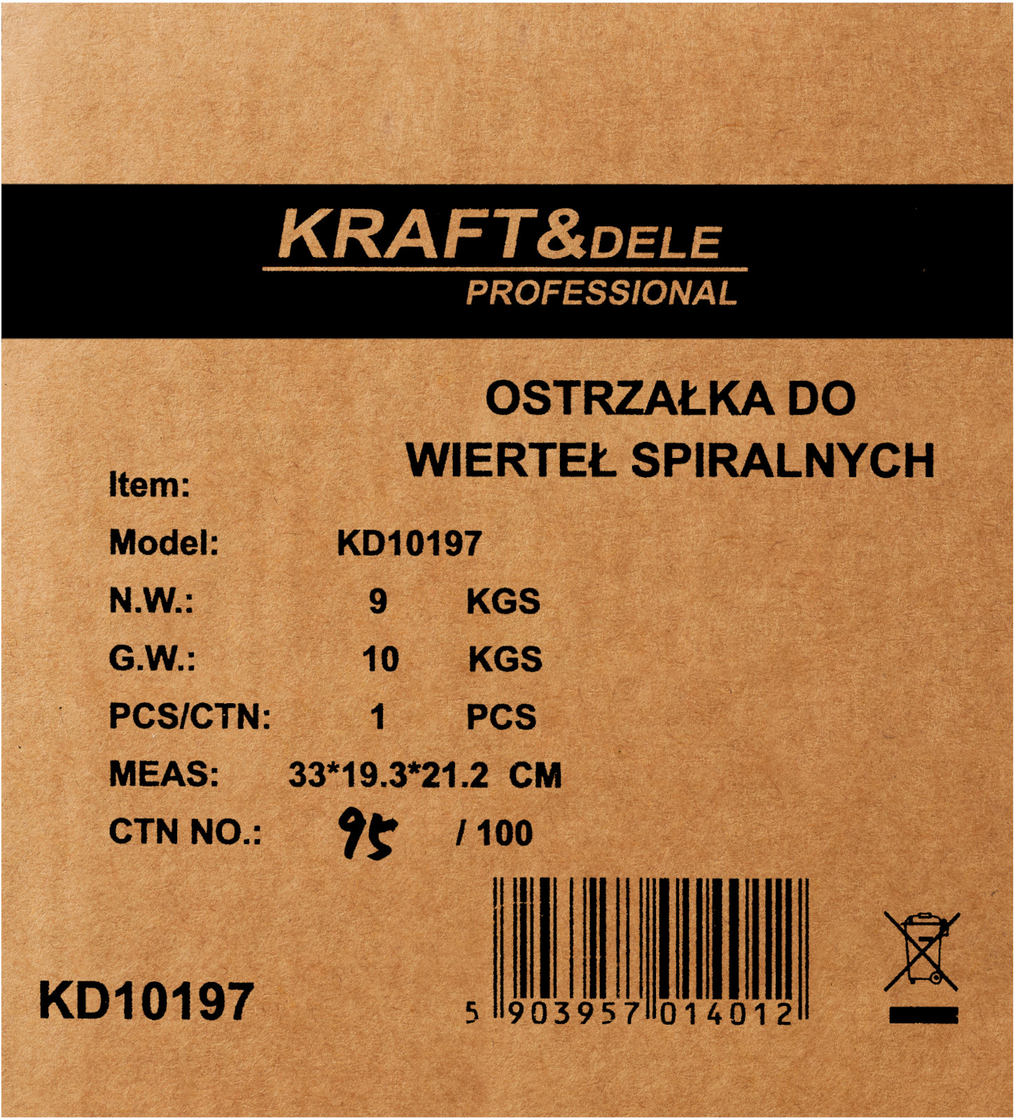 PŘESNÁ BRUSKA NA SPIRÁLOVÉ VRTÁKY KD10197