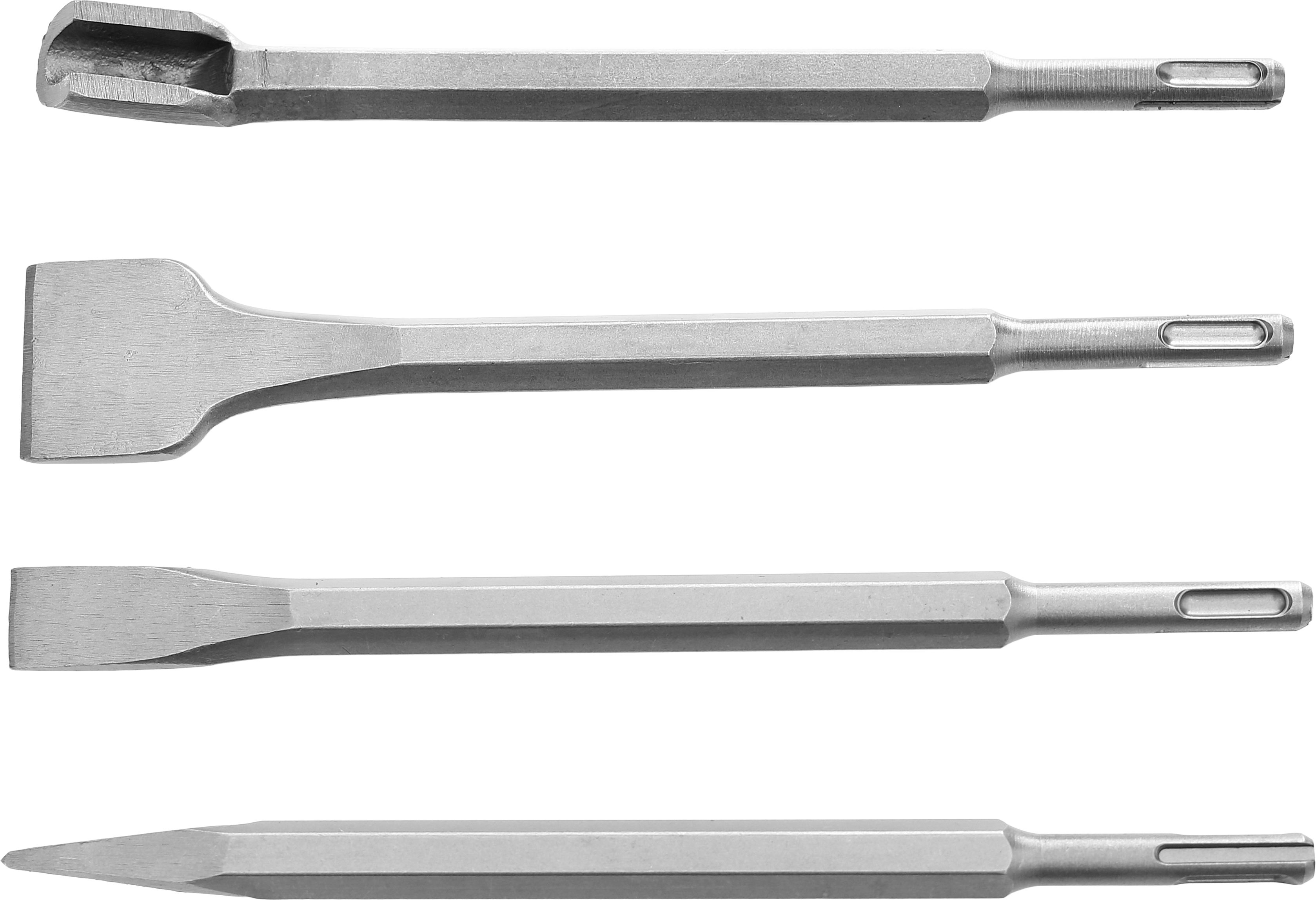 Sada 4 sekáčů do betonu SDS KD10208