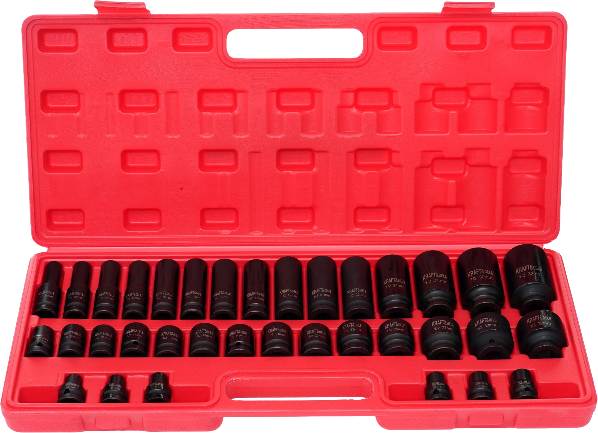 NÁSTRČNÉ KLÍČE RÁZOVÉ 1/2" 35KS. KD11757