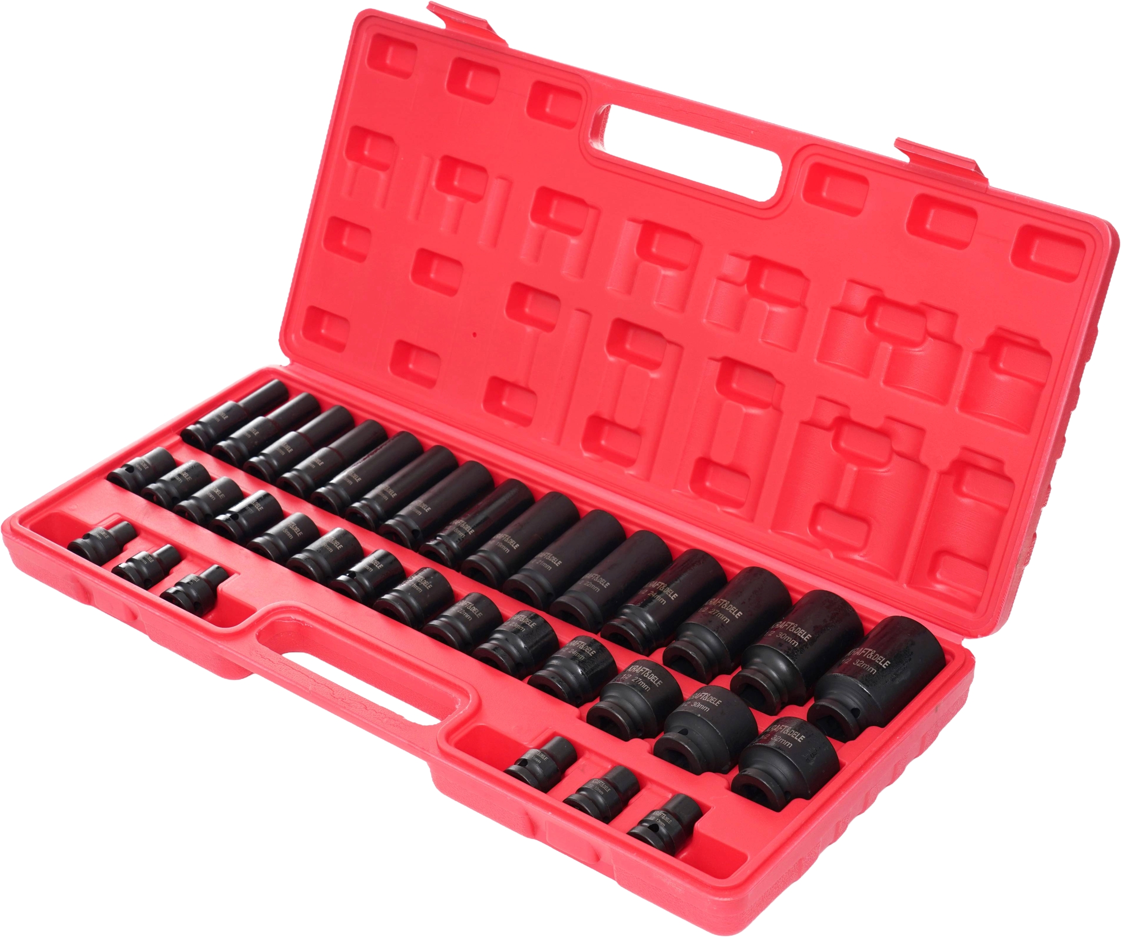 NÁSTRČNÉ KLÍČE RÁZOVÉ 1/2" 35KS. KD11757