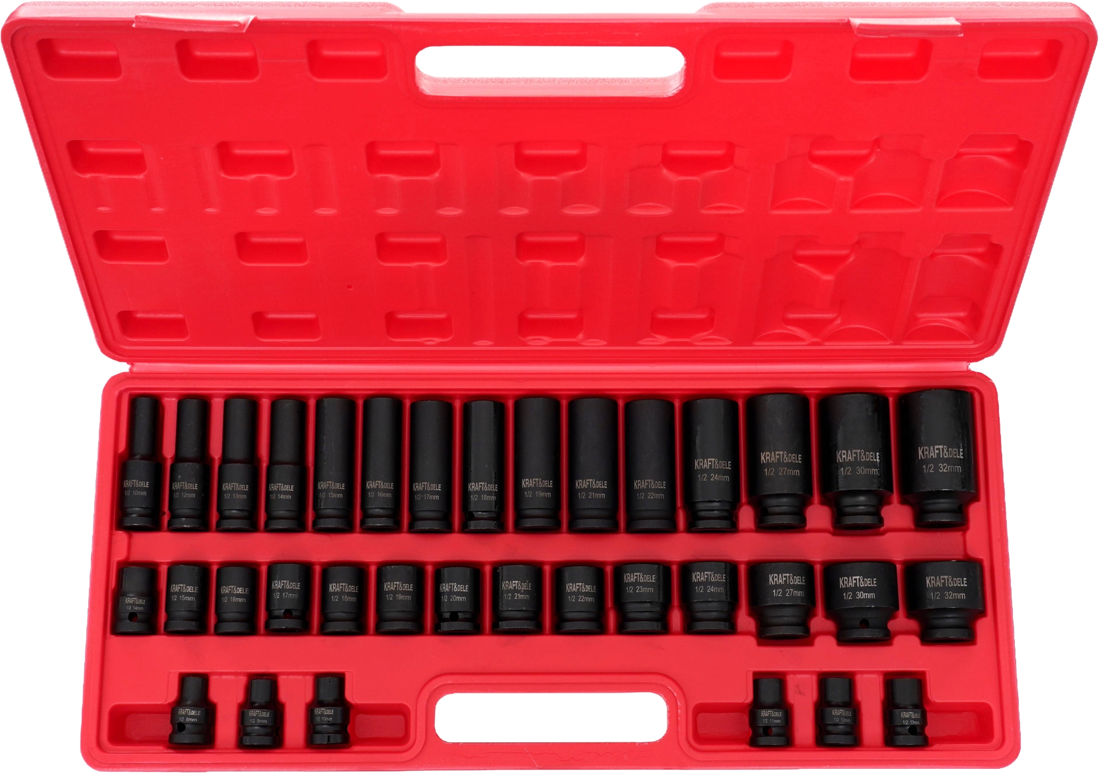 NÁSTRČNÉ KLÍČE RÁZOVÉ 1/2" 35KS. KD11757