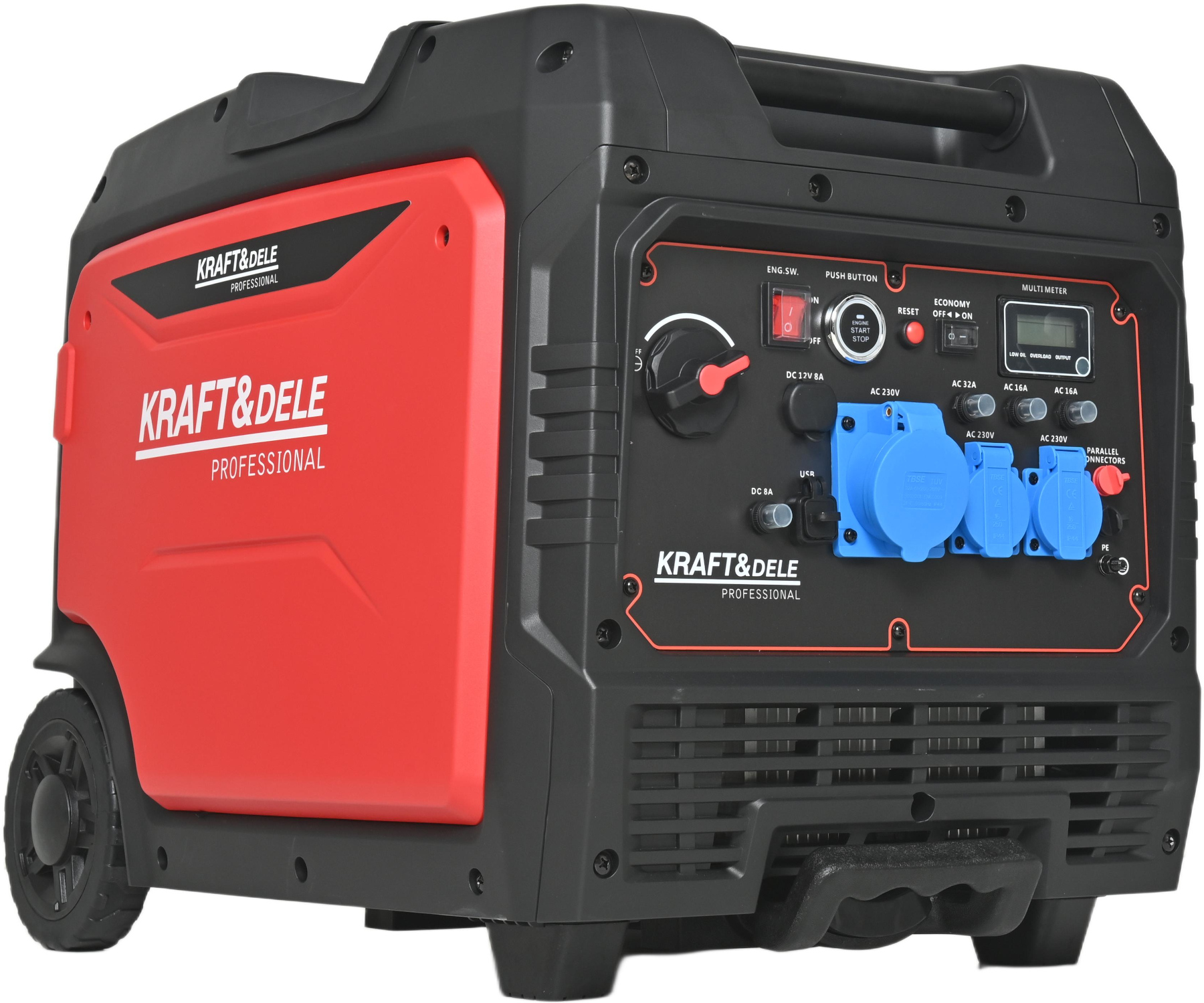 Elektrocentrála 6.7kW 12/230V 32A + USB KD3164