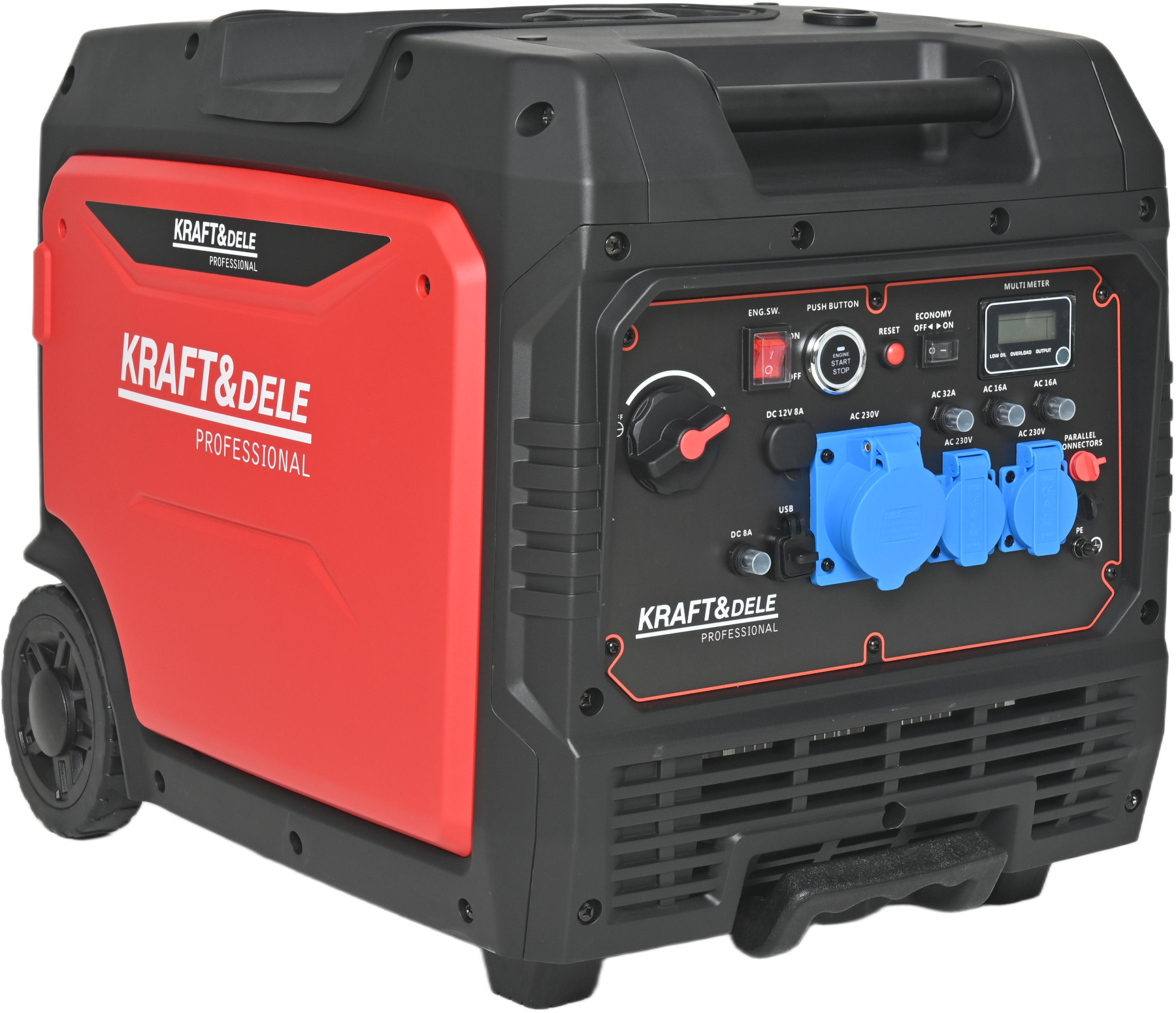 Elektrocentrála 6.7kW 12/230V 32A + USB KD3164