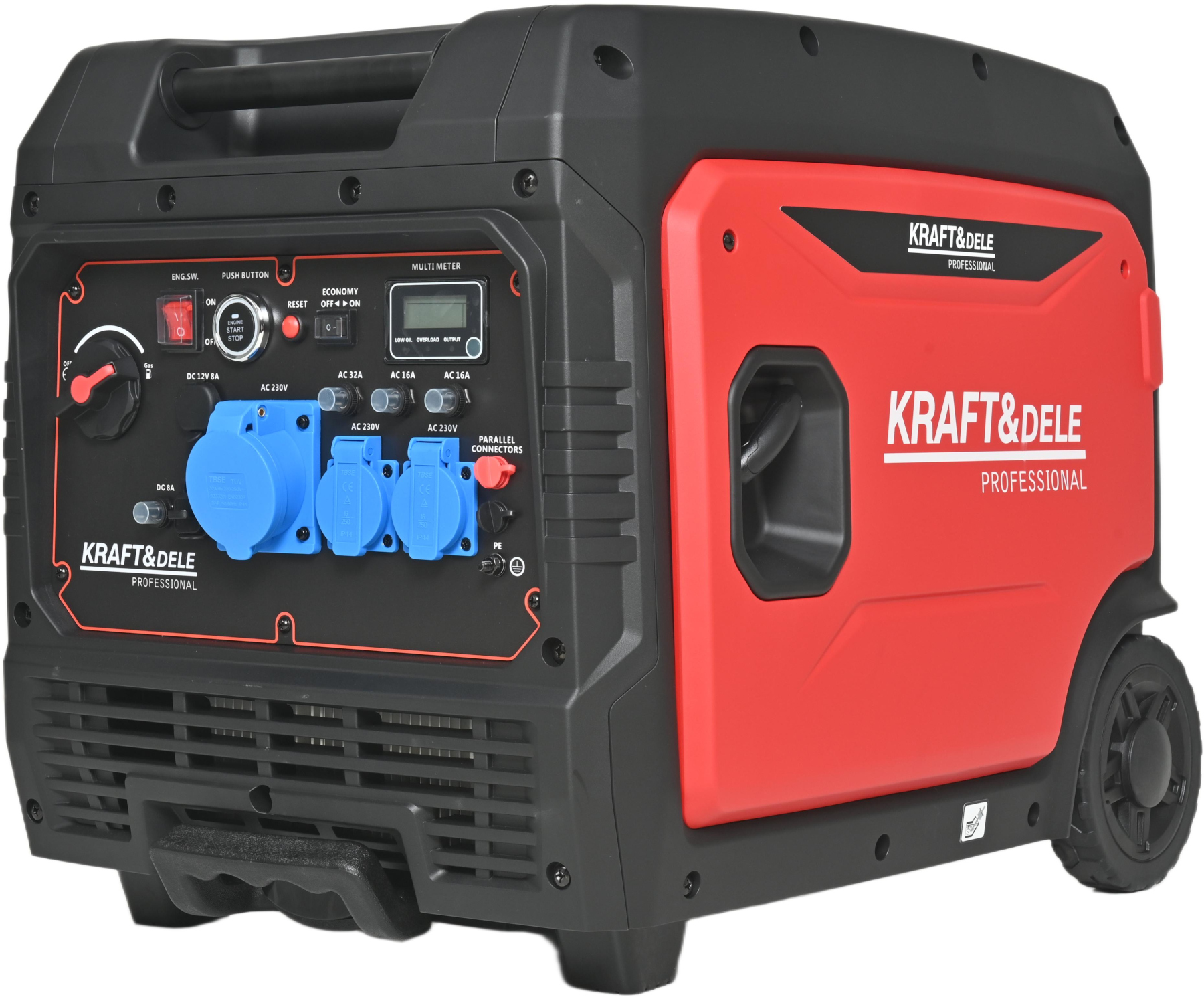 Elektrocentrála 6.7kW 12/230V 32A + USB KD3164