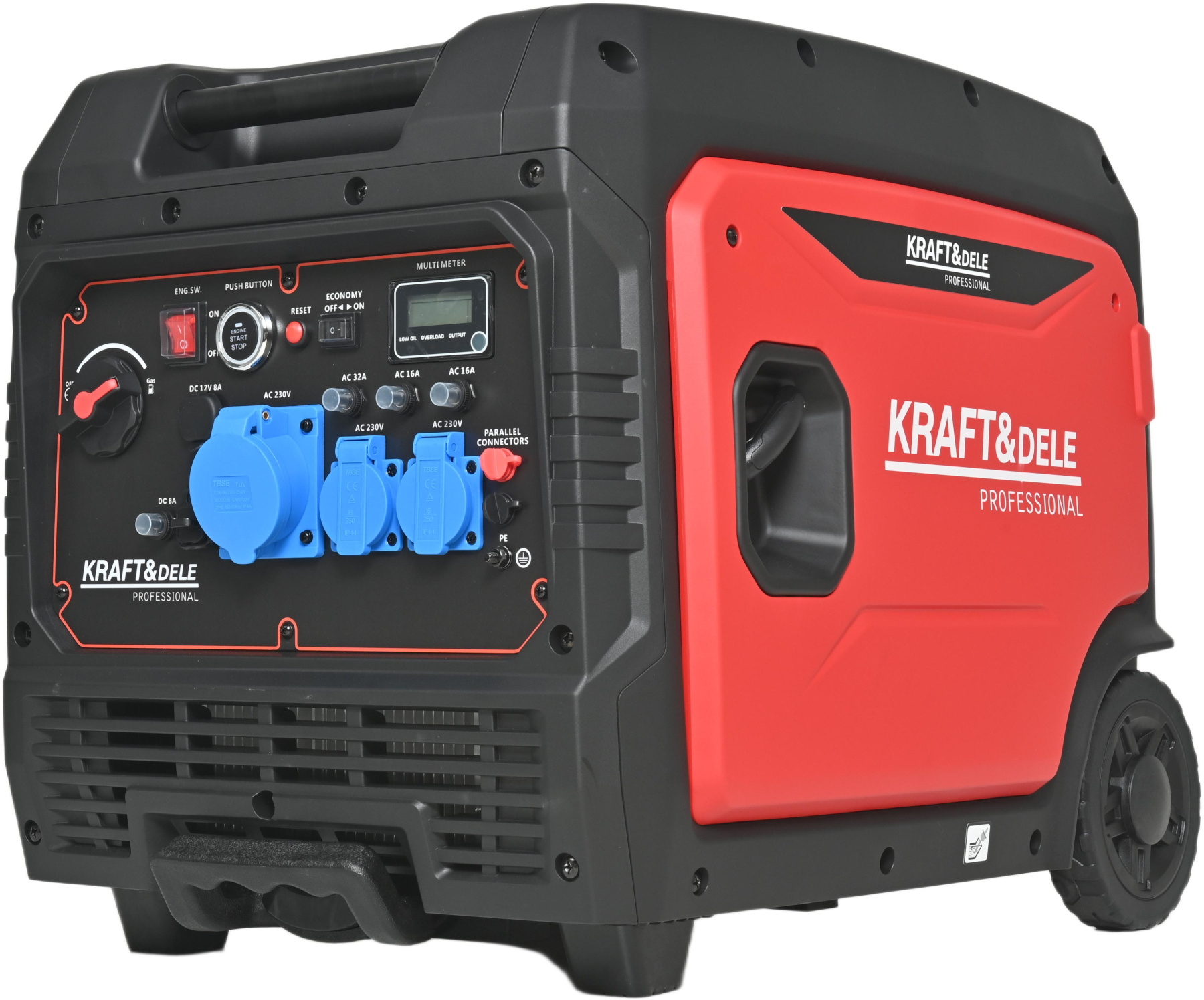Elektrocentrála 6.7kW 12/230V 32A + USB KD3164