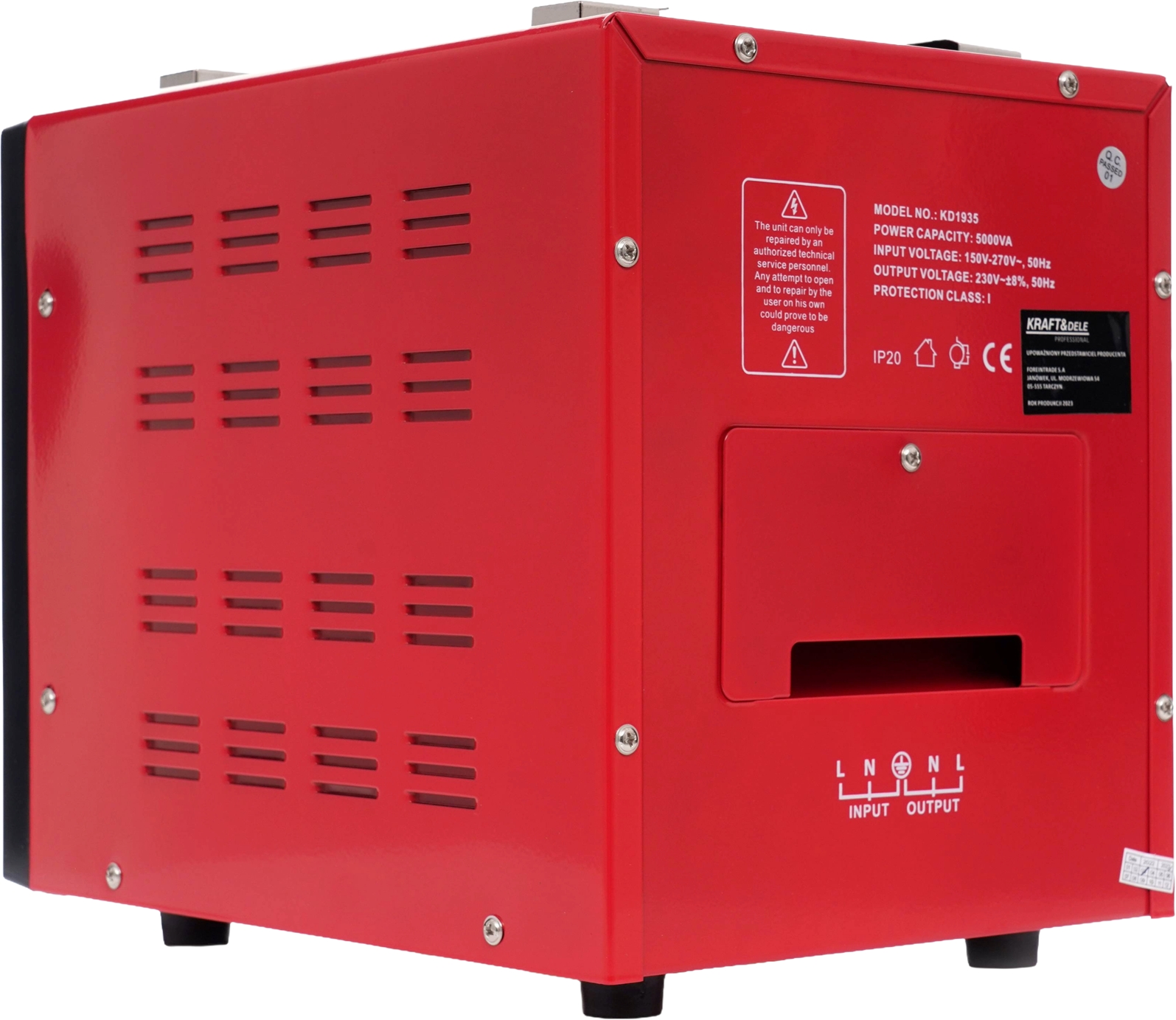 Stabilizátor napětí AVR 5000VA 230V KD1935