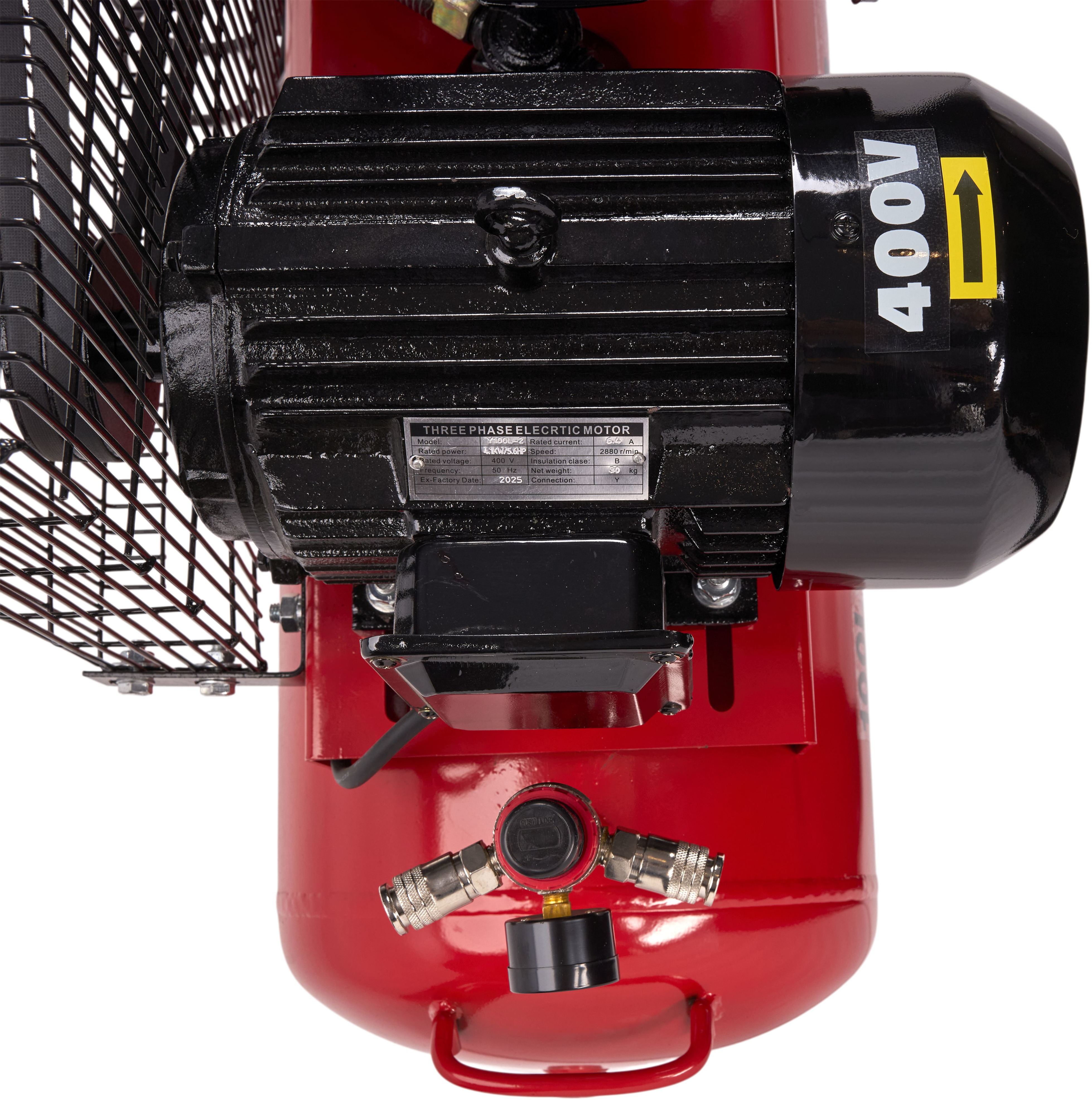 Olejový kompresor 100L 3 Písty KD1477 + Separátor