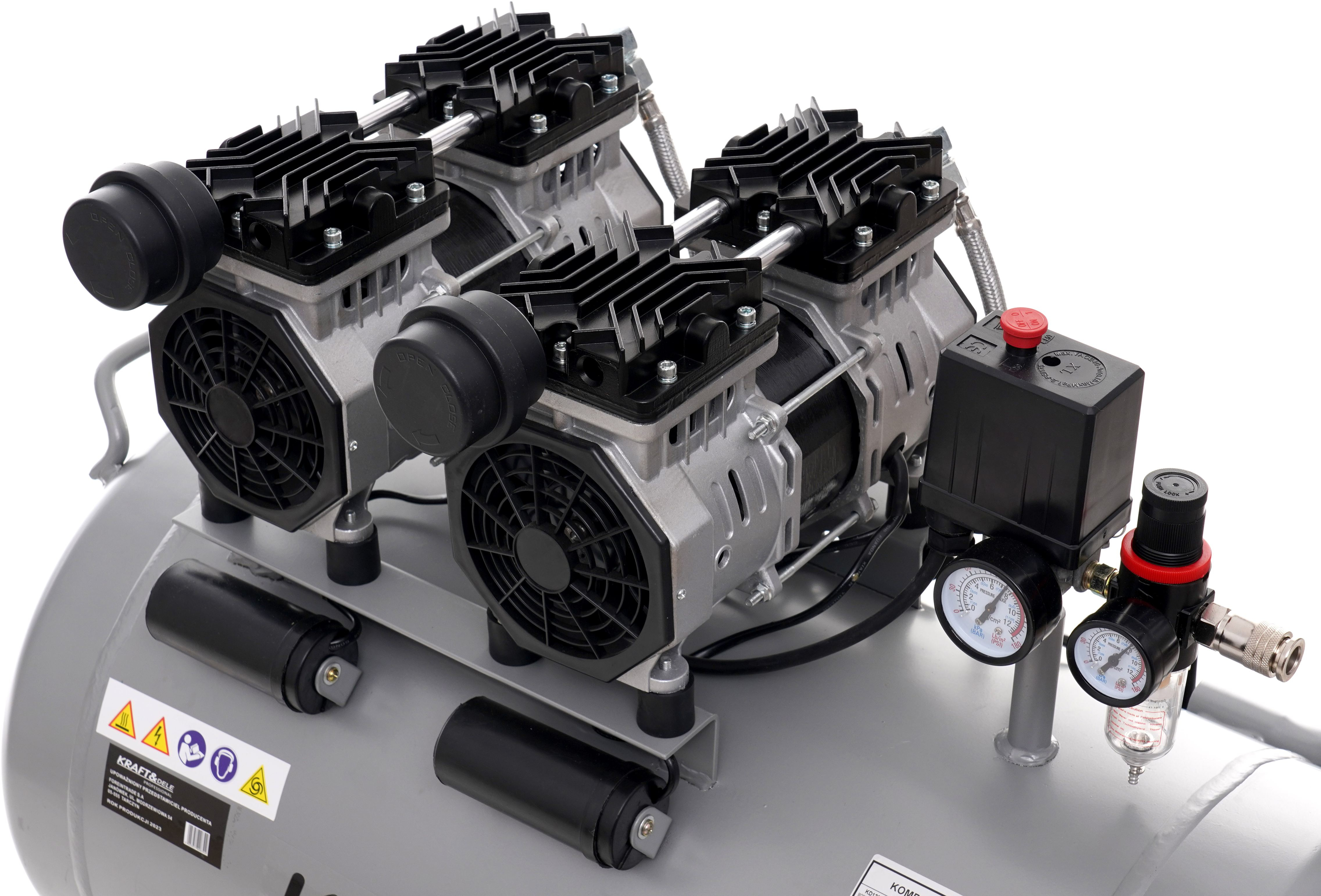 KOMPRESOR BEZOLEJOWY 100L KD1398