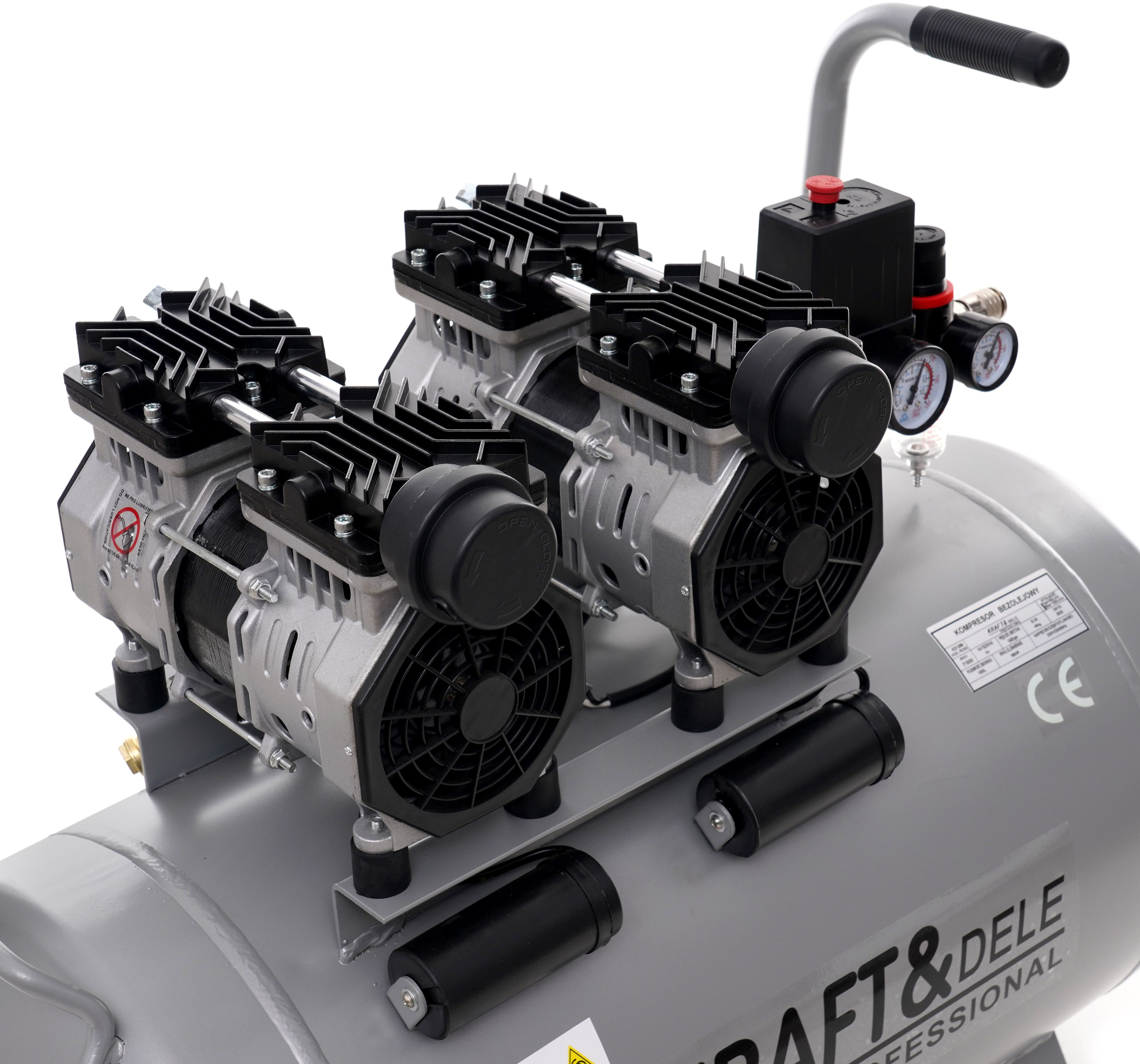 KOMPRESOR BEZOLEJOWY 100L KD1398