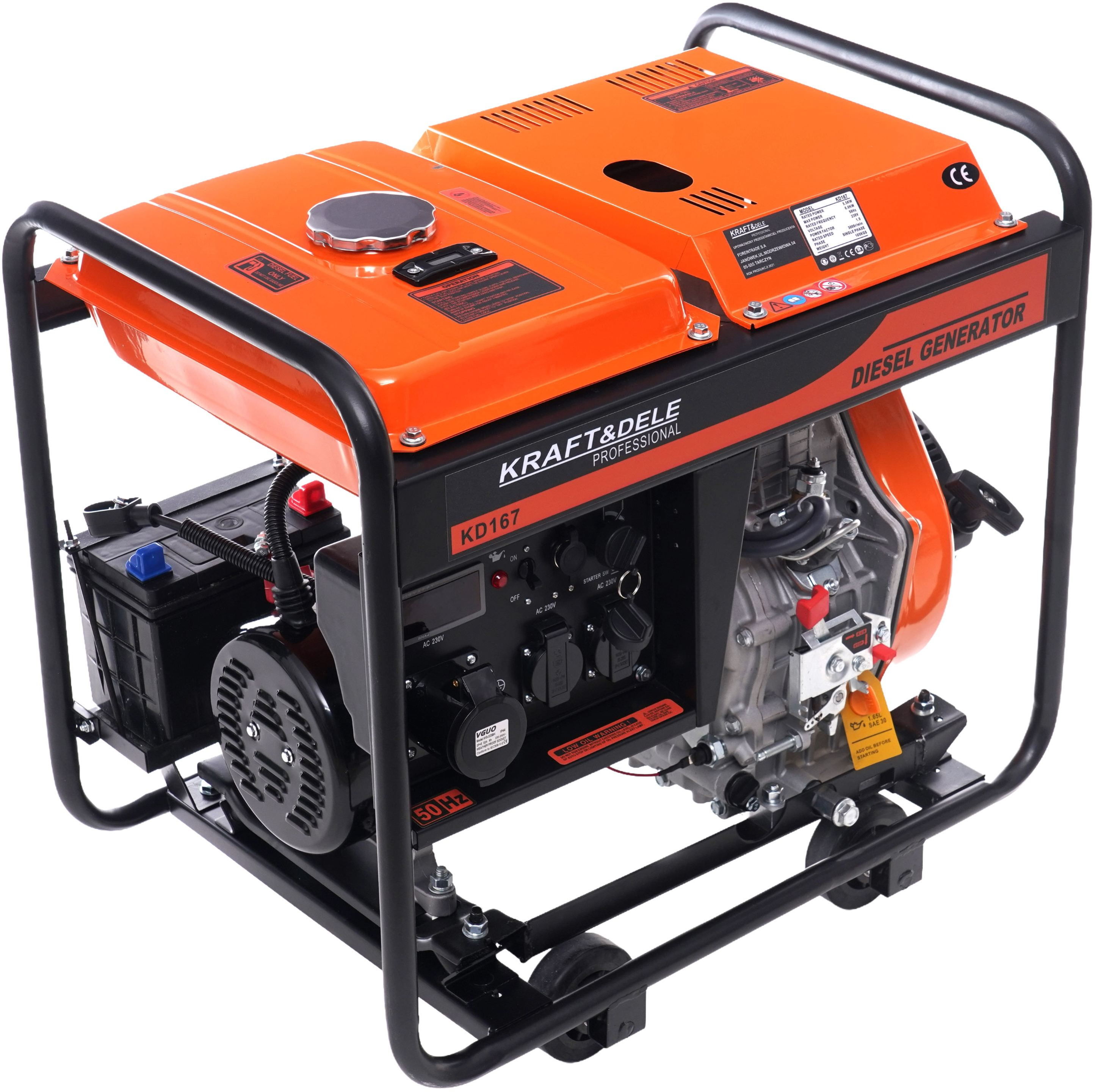 Generátor 6kW / 230V KD167