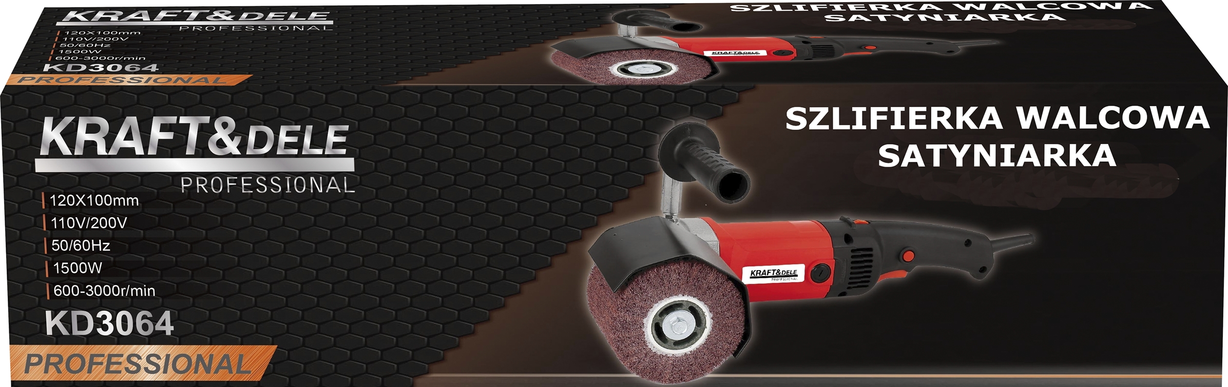 Válcová bruska / satinýrka 1500W KD3064