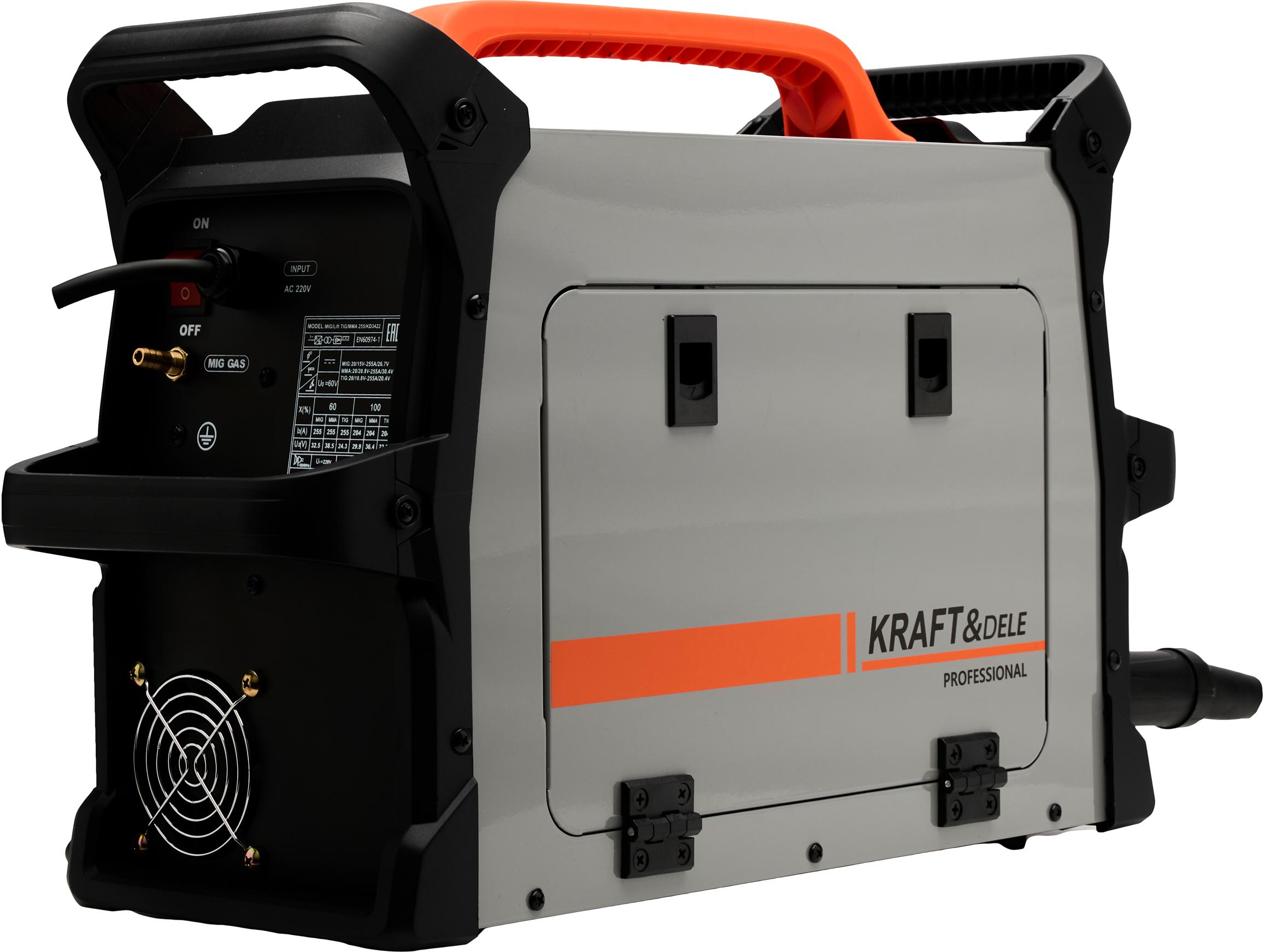 INVERTOROVÁ SVÁŘEČKA 255A MIG/FLUX/MMA/LIFT TIG/ALU KD3422