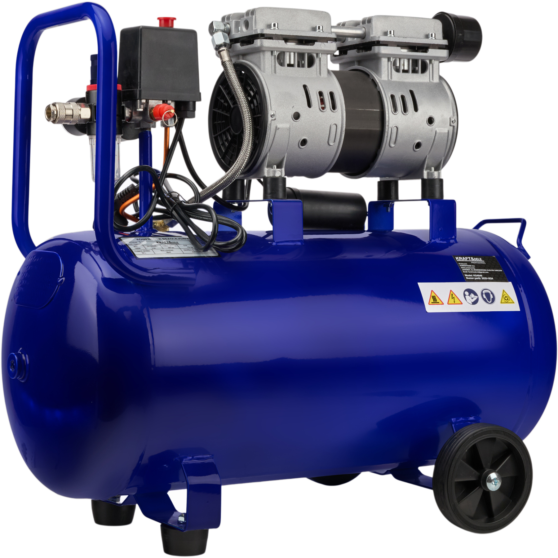 Kompresor bezolejový 50L 1500W 290L/min KD4048