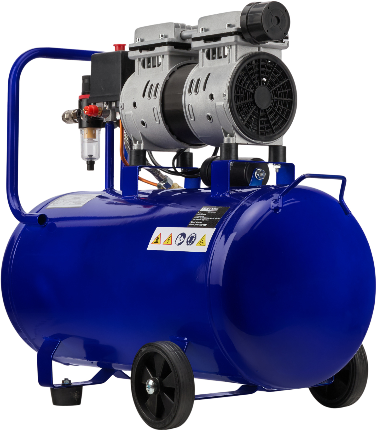 Kompresor bezolejový 50L 1500W 290L/min KD4048