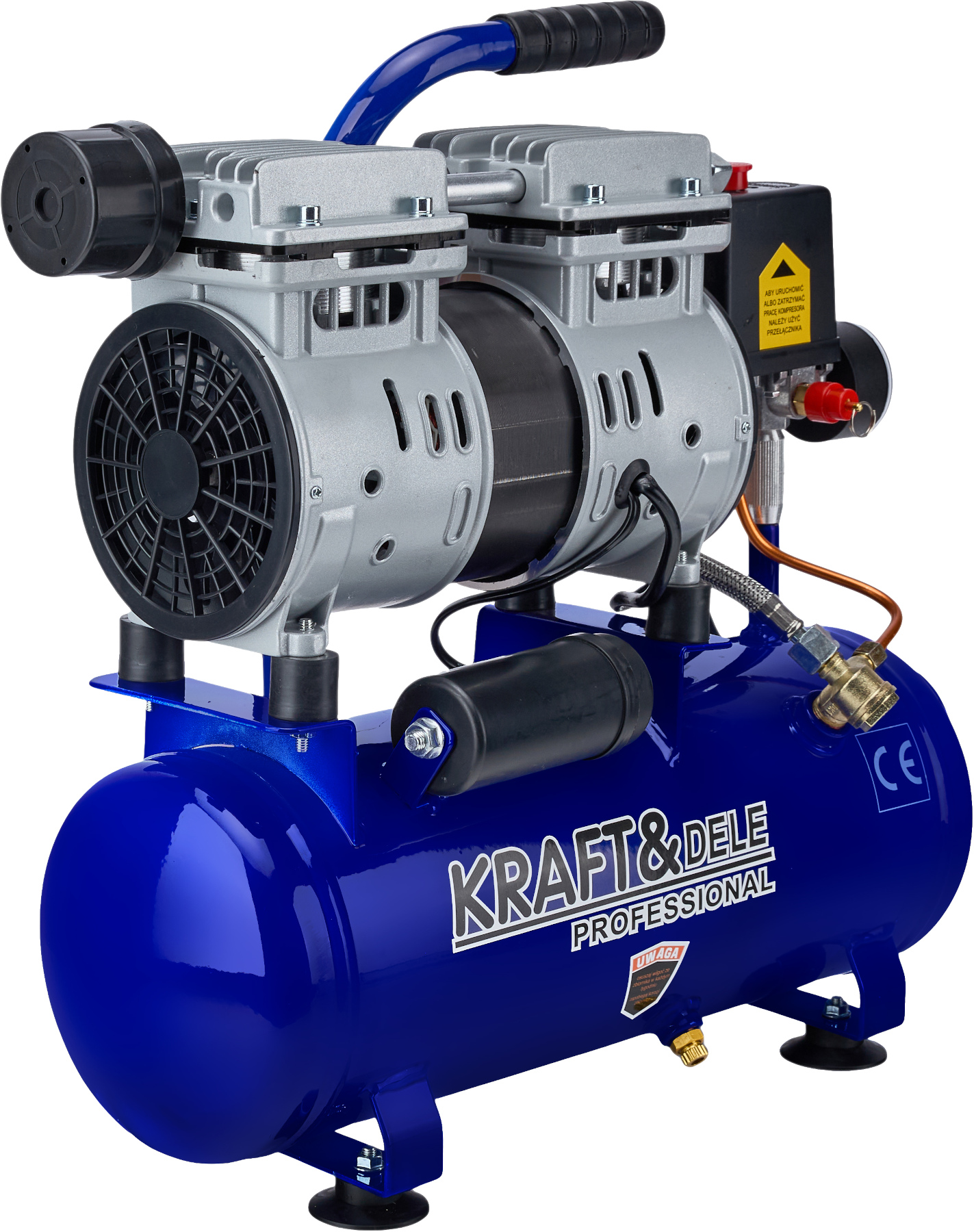 Kompresor bezolejový 9L 550W 155L/min KD4098