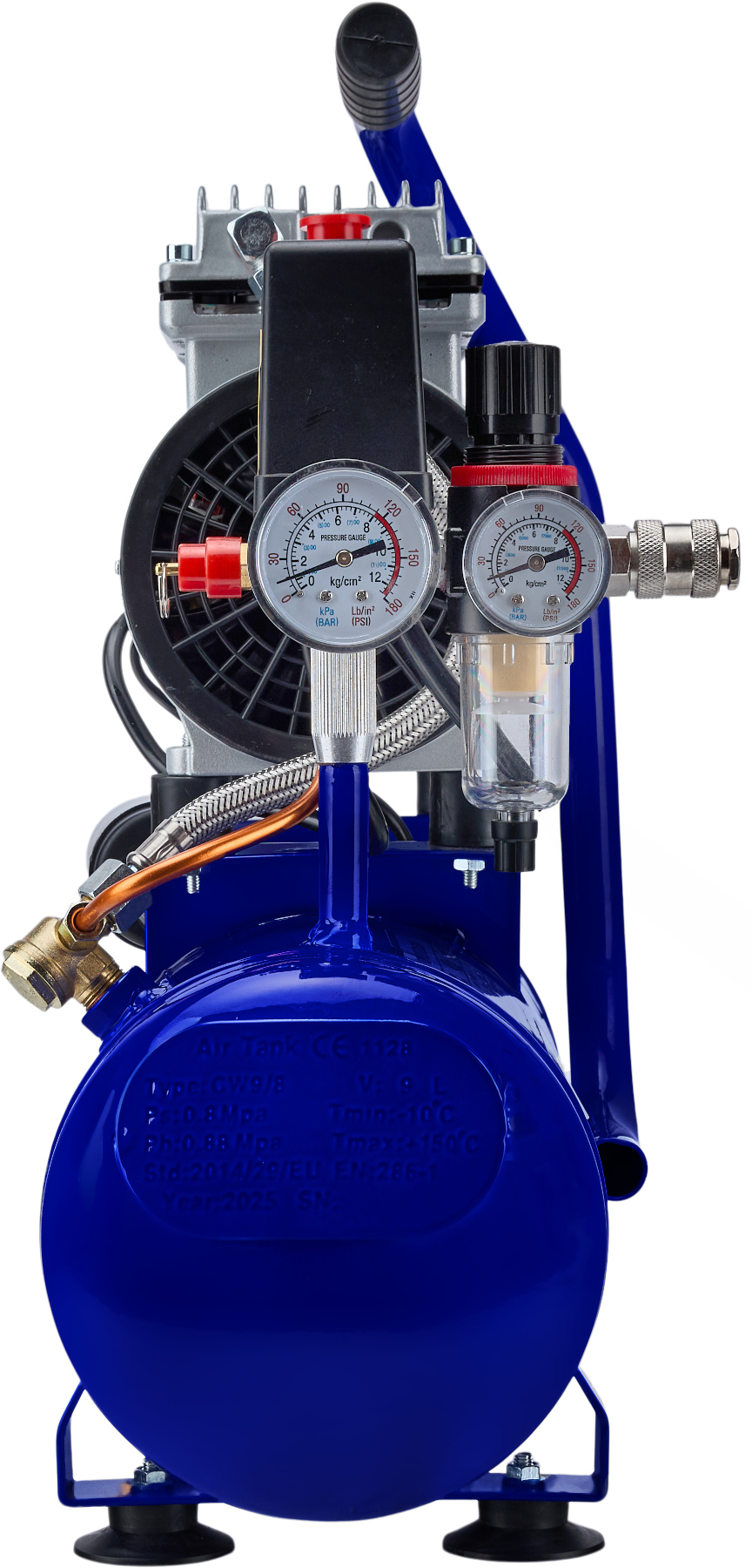 Kompresor bezolejový 9L 550W 155L/min KD4098