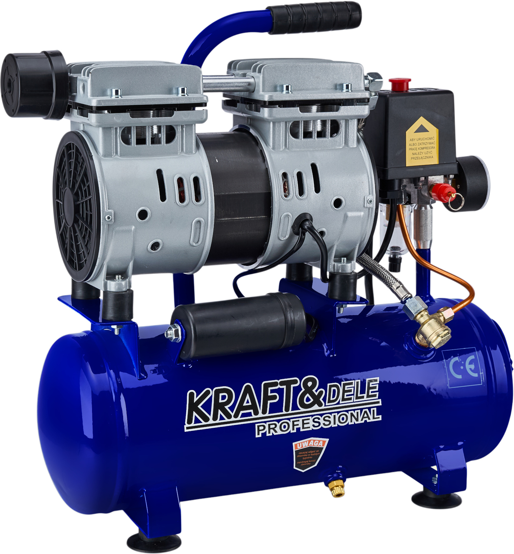Kompresor bezolejový 9L 550W 155L/min KD4098