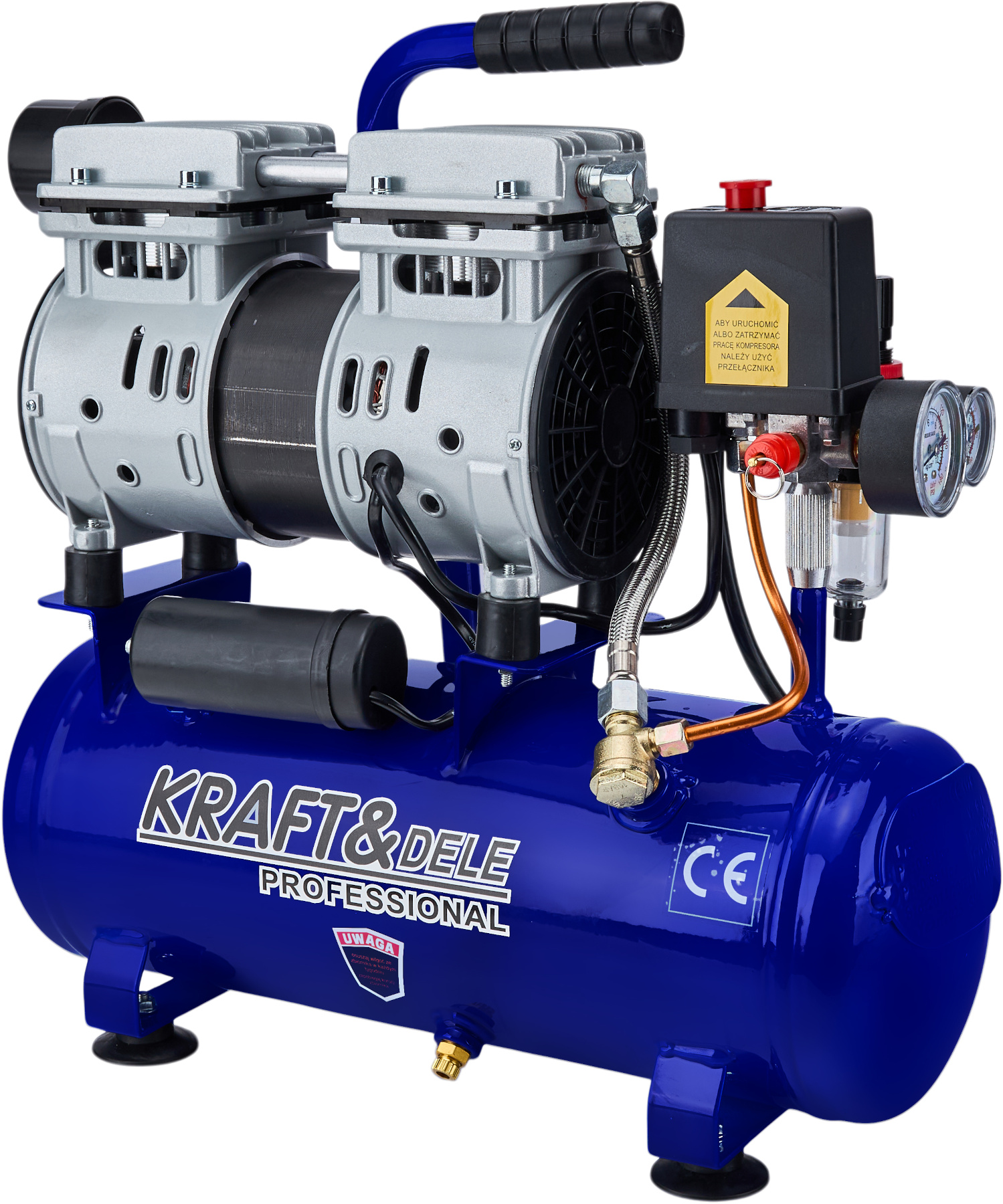 Kompresor bezolejový 9L 550W 155L/min KD4098