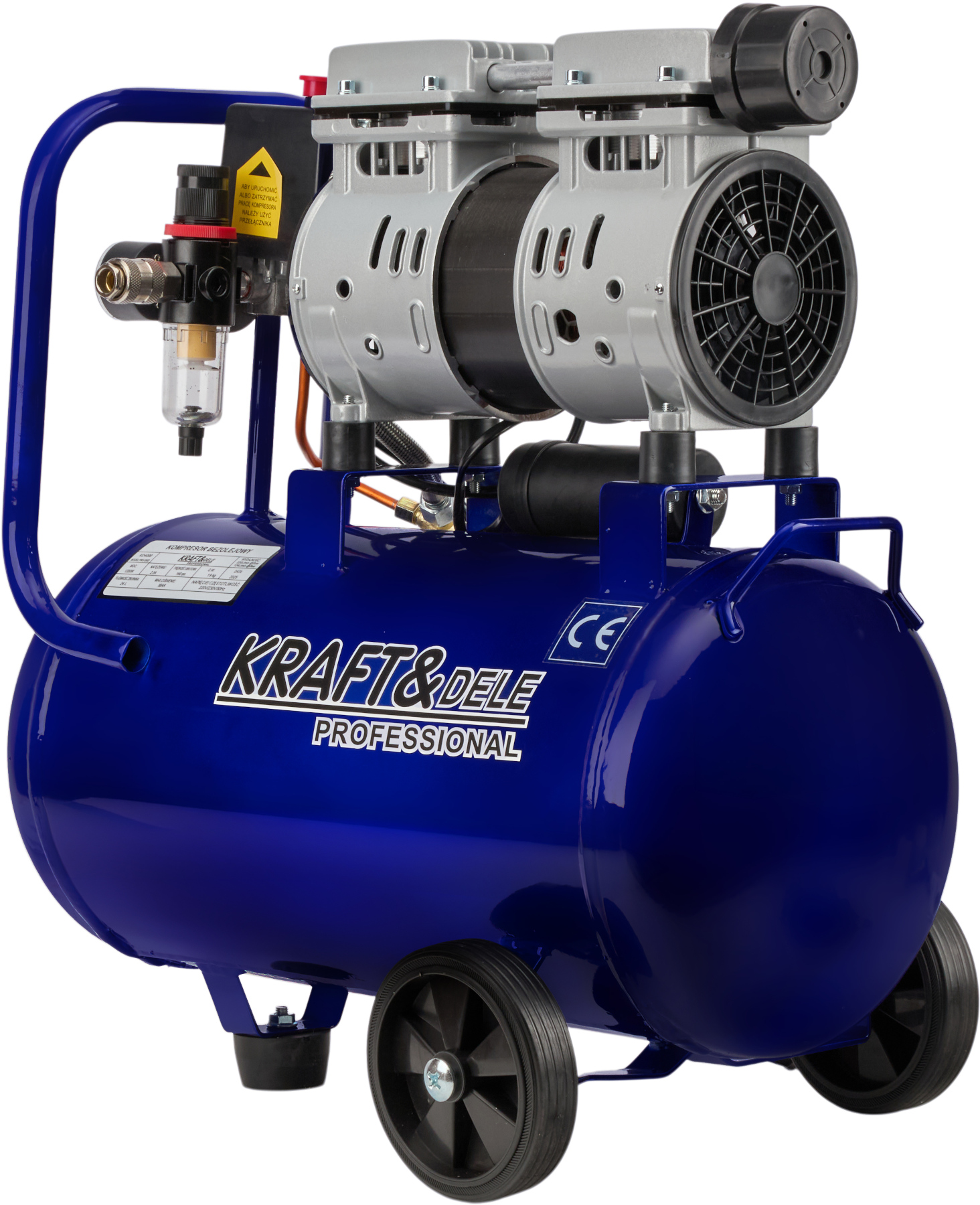 Bezolejový kompresor 24L 1200W 220L/min KD4099