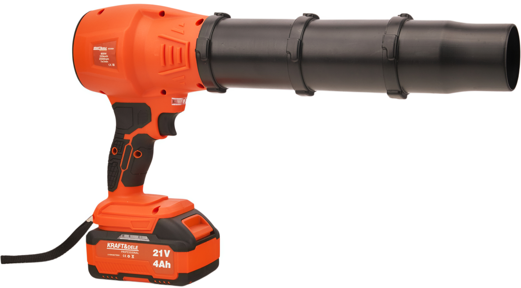 Akumulátorový fukar 21W 800W KD3591