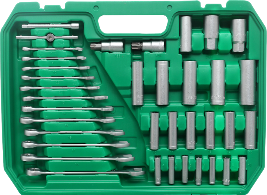 Sada Klíčů Velká Nástrčné Ploché KD307 216el. Kufřík