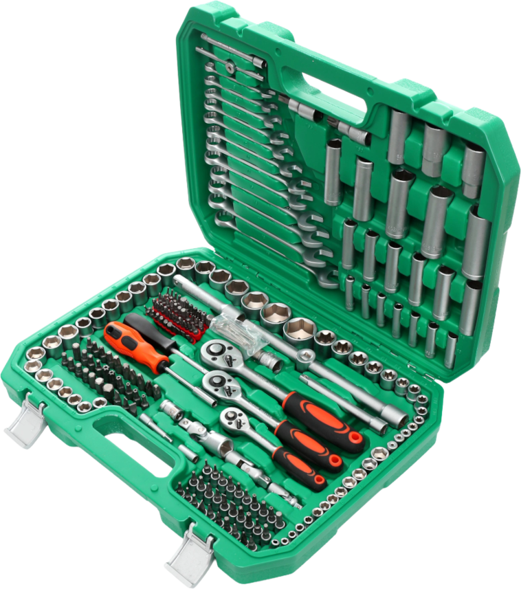Sada Klíčů Velká Nástrčné Ploché KD307 216el. Kufřík