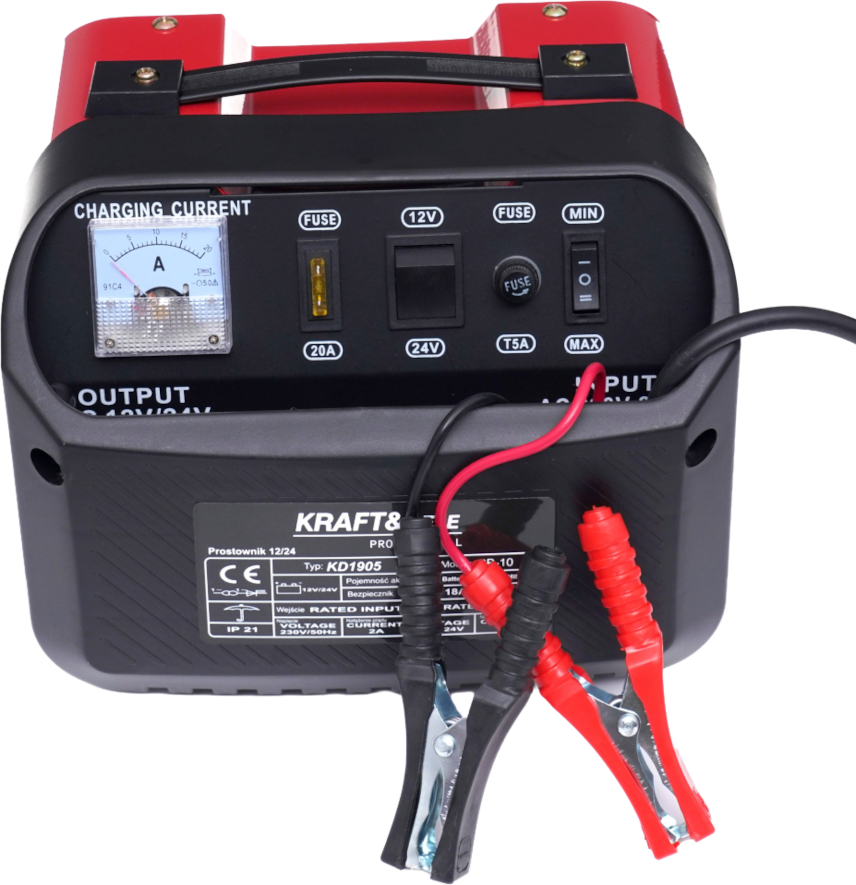 Usměrňovač do auta 12V 24V 10A 60Ah KD1905