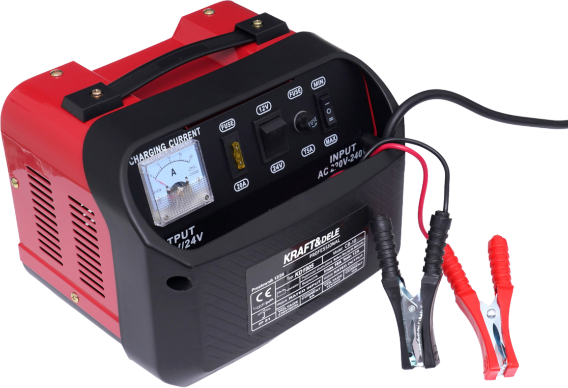 Usměrňovač do auta 12V 24V 10A 60Ah KD1905
