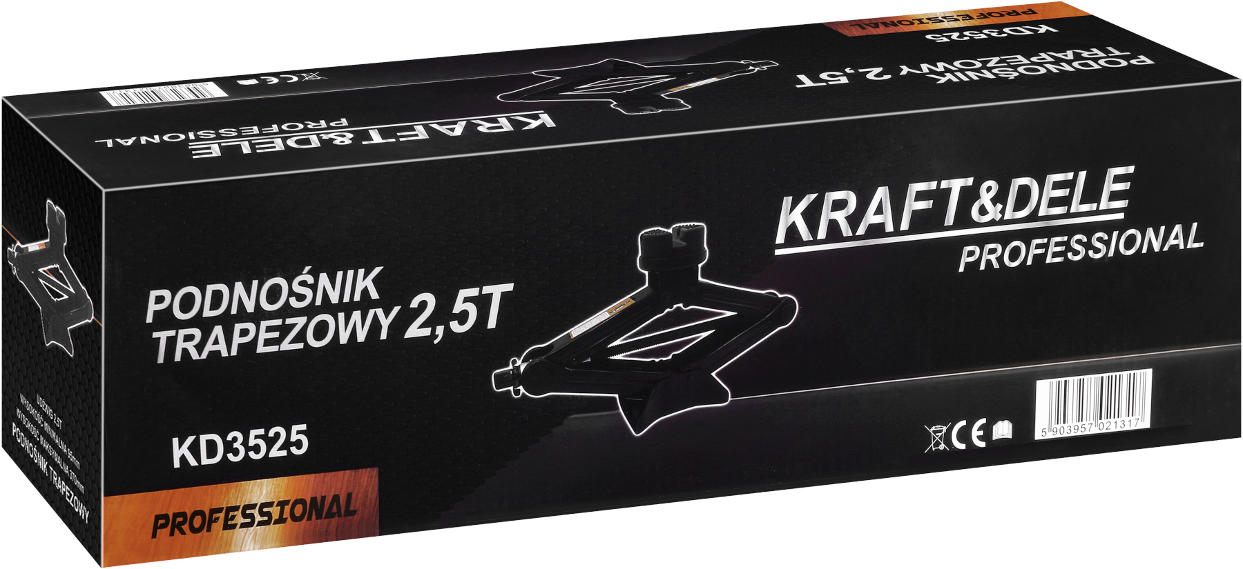 Lichoběžníkový zvedák 2,5T 115-430mm KD3525