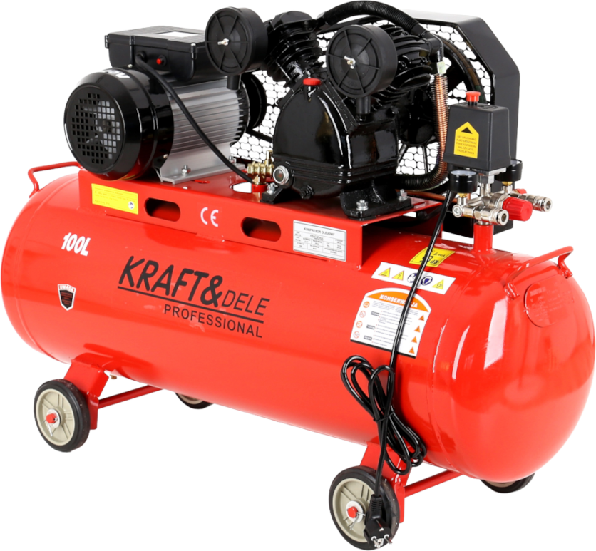 Olejový kompresor 100L 230V KD402