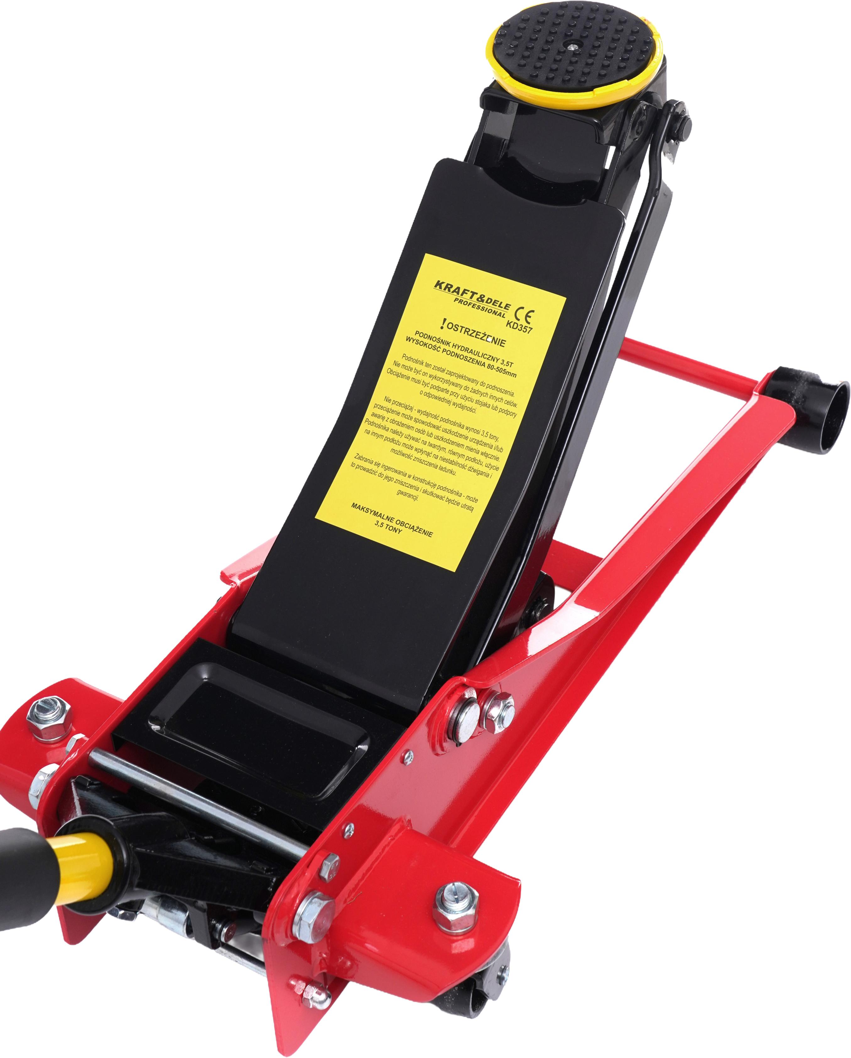 Zvedák s pedálem 3,5T 80-505mm KD357