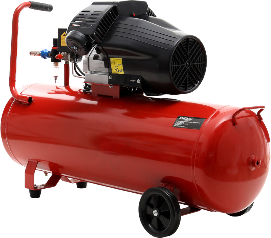Olejový kompresor 100L 2 Písty KD1480 + Separátor