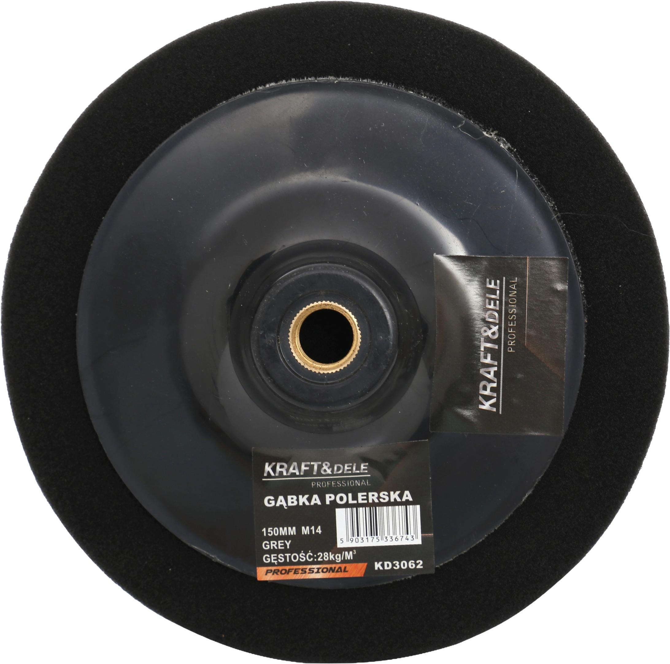 Lešticí houba 150 mm černá