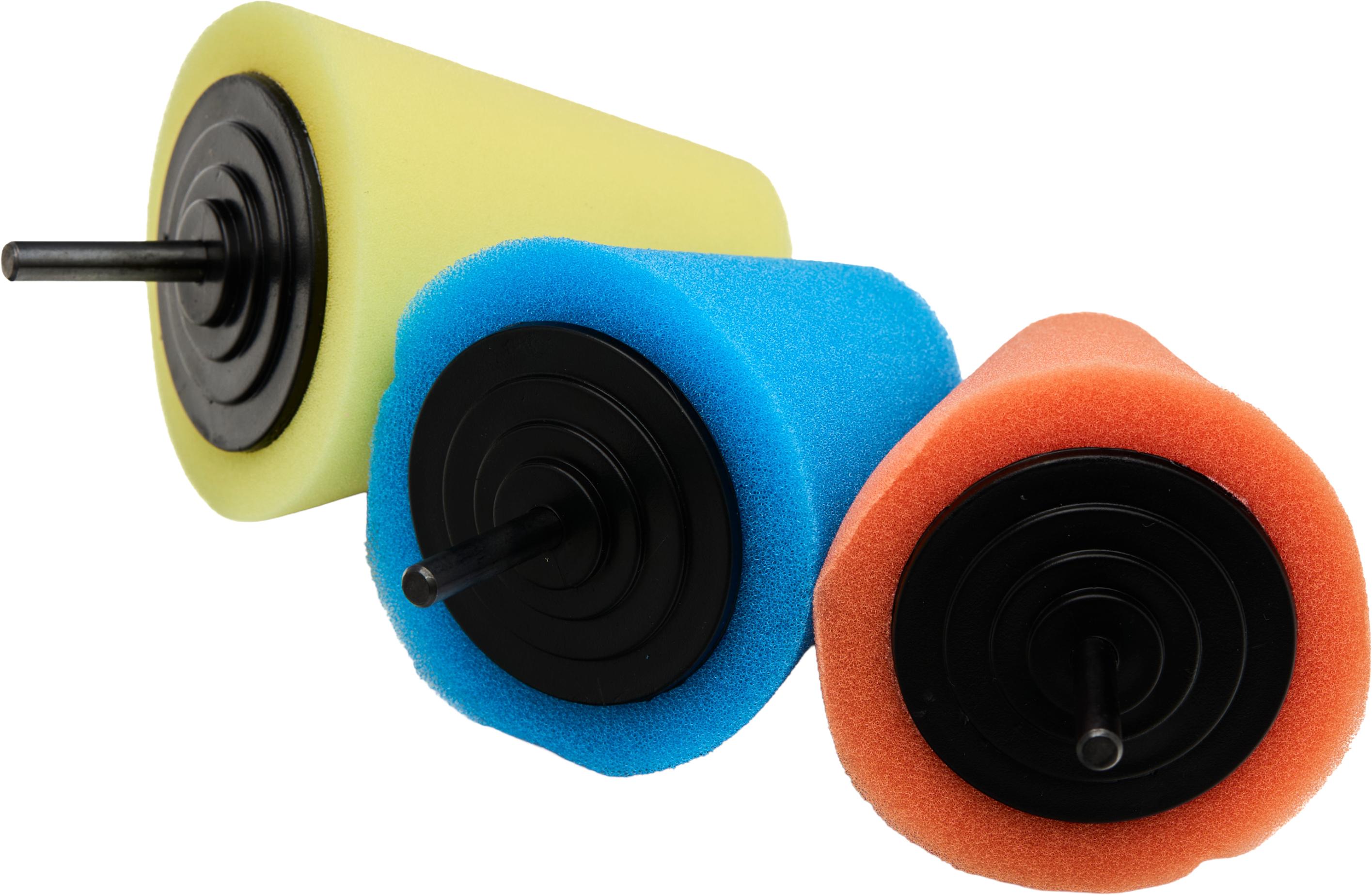 Lešticí houby kužel pro ráfky 150 mm sada 3 ks KD1592