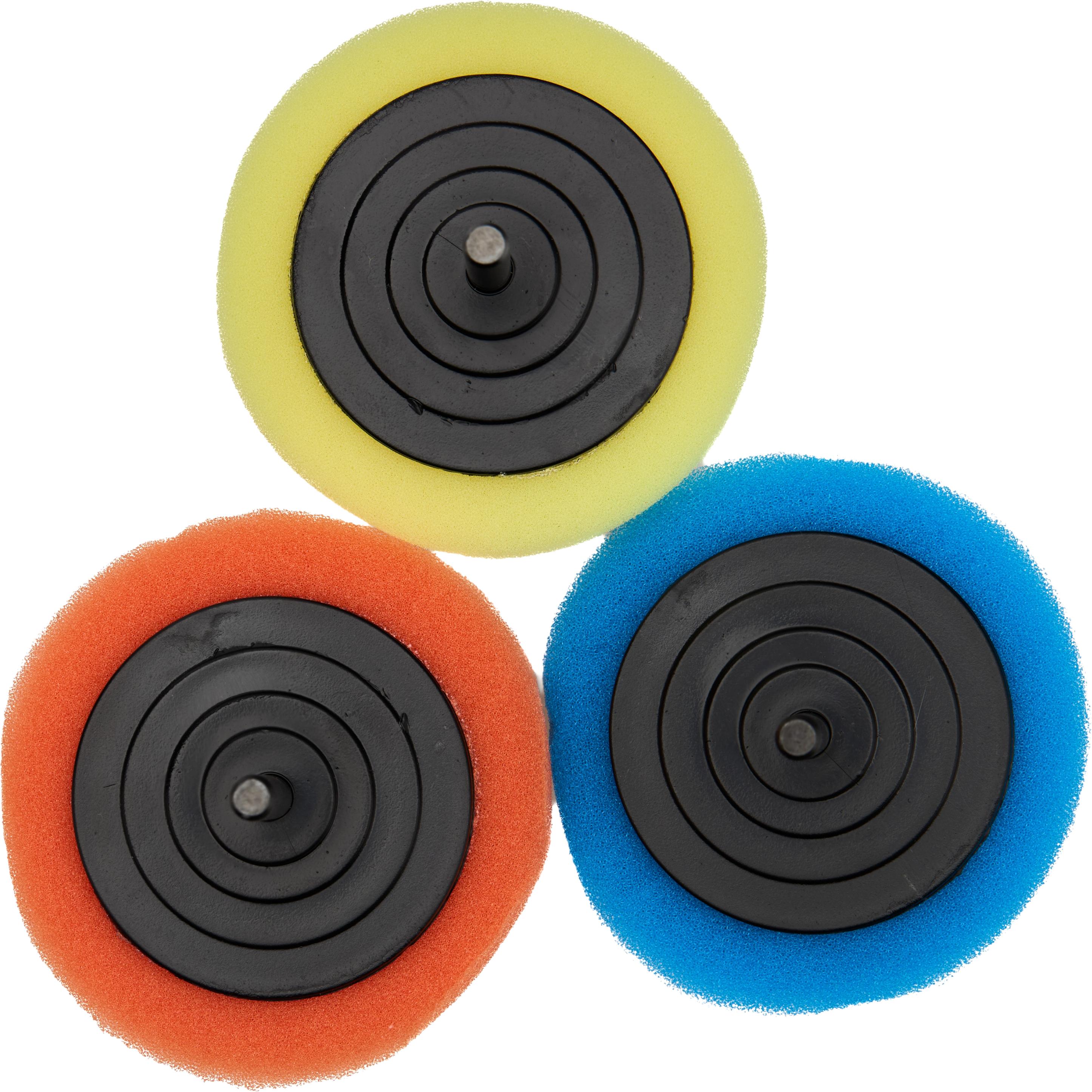 Lešticí houby kužel pro ráfky 150 mm sada 3 ks KD1592