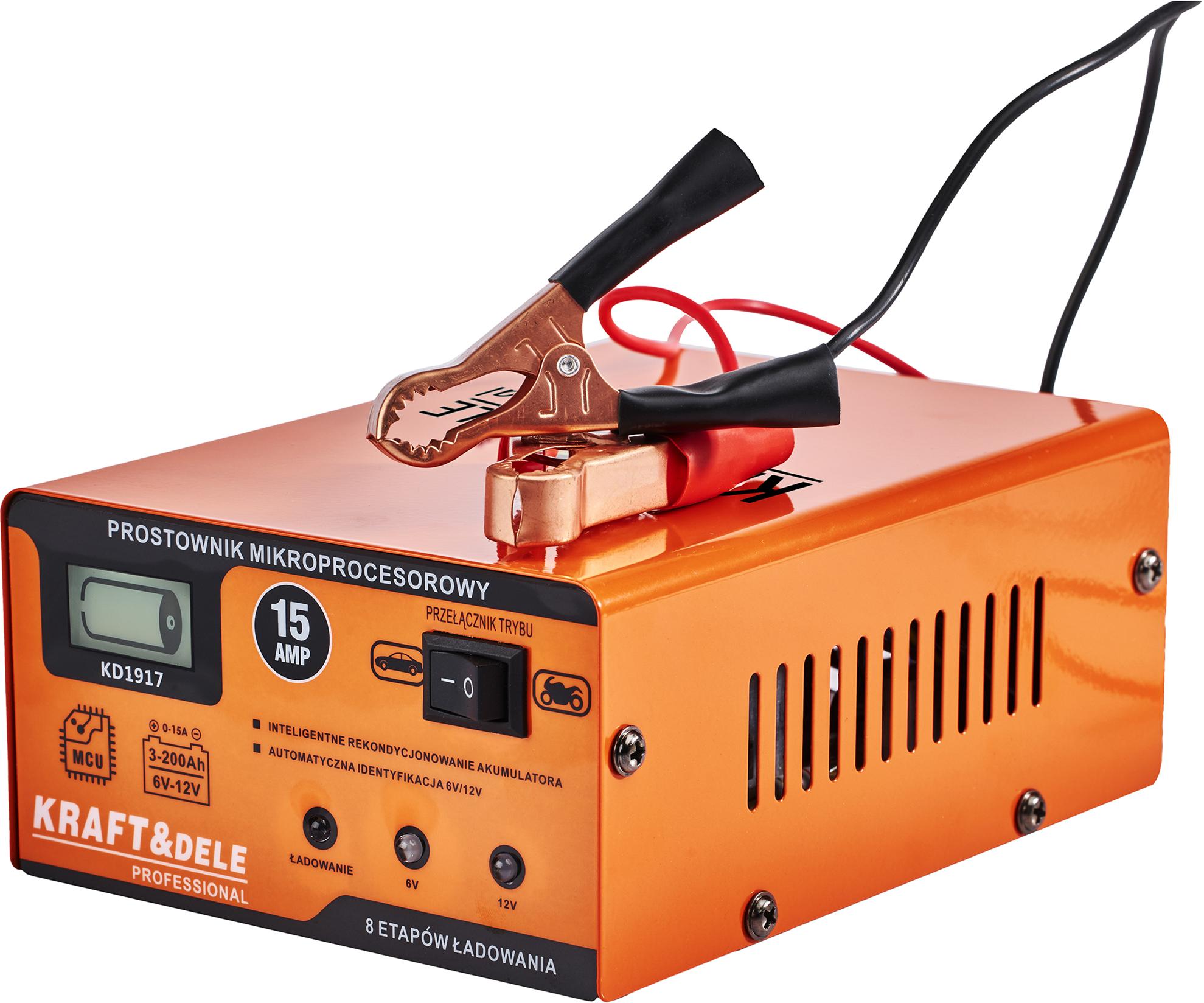 MIKROPROCESOROVÁ NABÍJEČKA 15AMP 6/12V KD1917