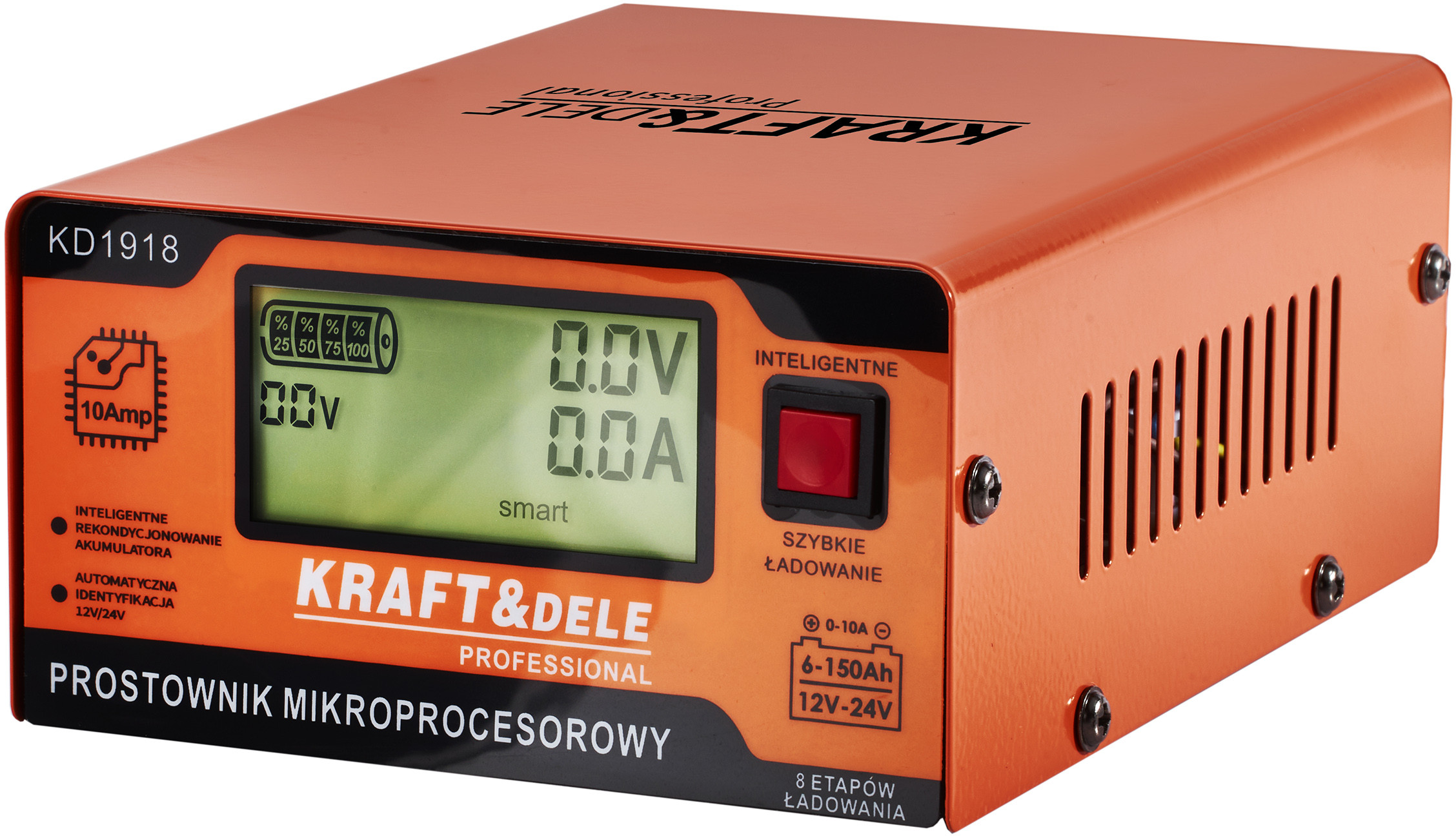 MIKROPROCESOROVÁ NABÍJEČKA 10AMP 12/24V