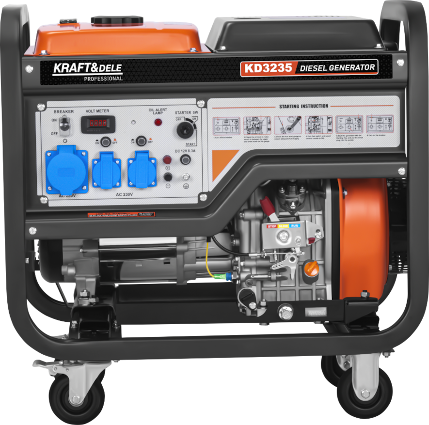 Elektrocentrála DIESEL 7/8kW 230V KD3235