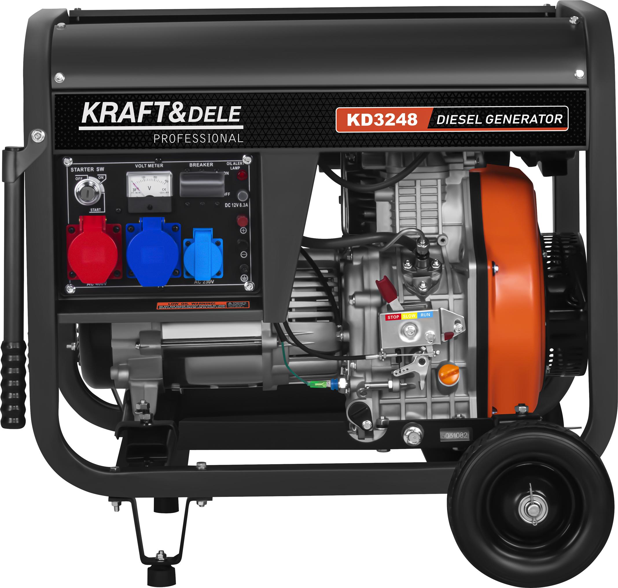 Elektrocentrála DIESEL 6/7kW 230/400V KD3248