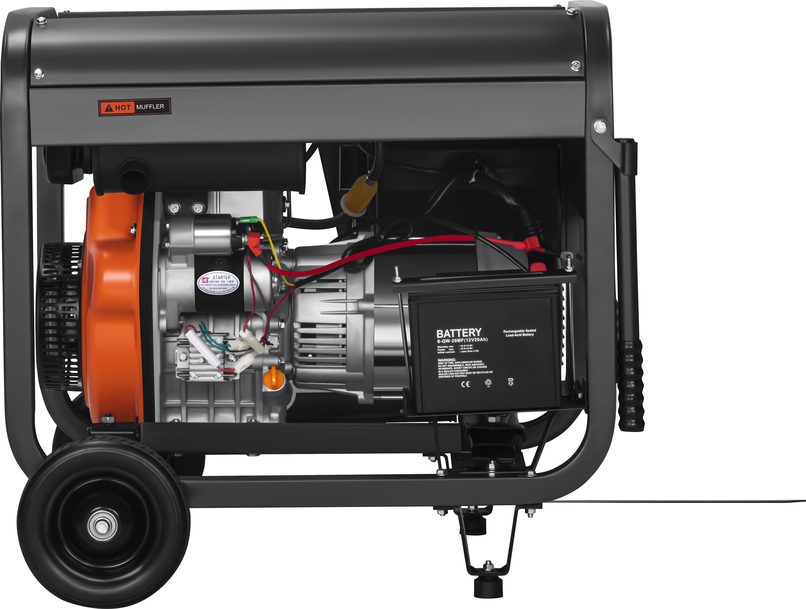 Elektrocentrála DIESEL 6/7kW 230/400V KD3248